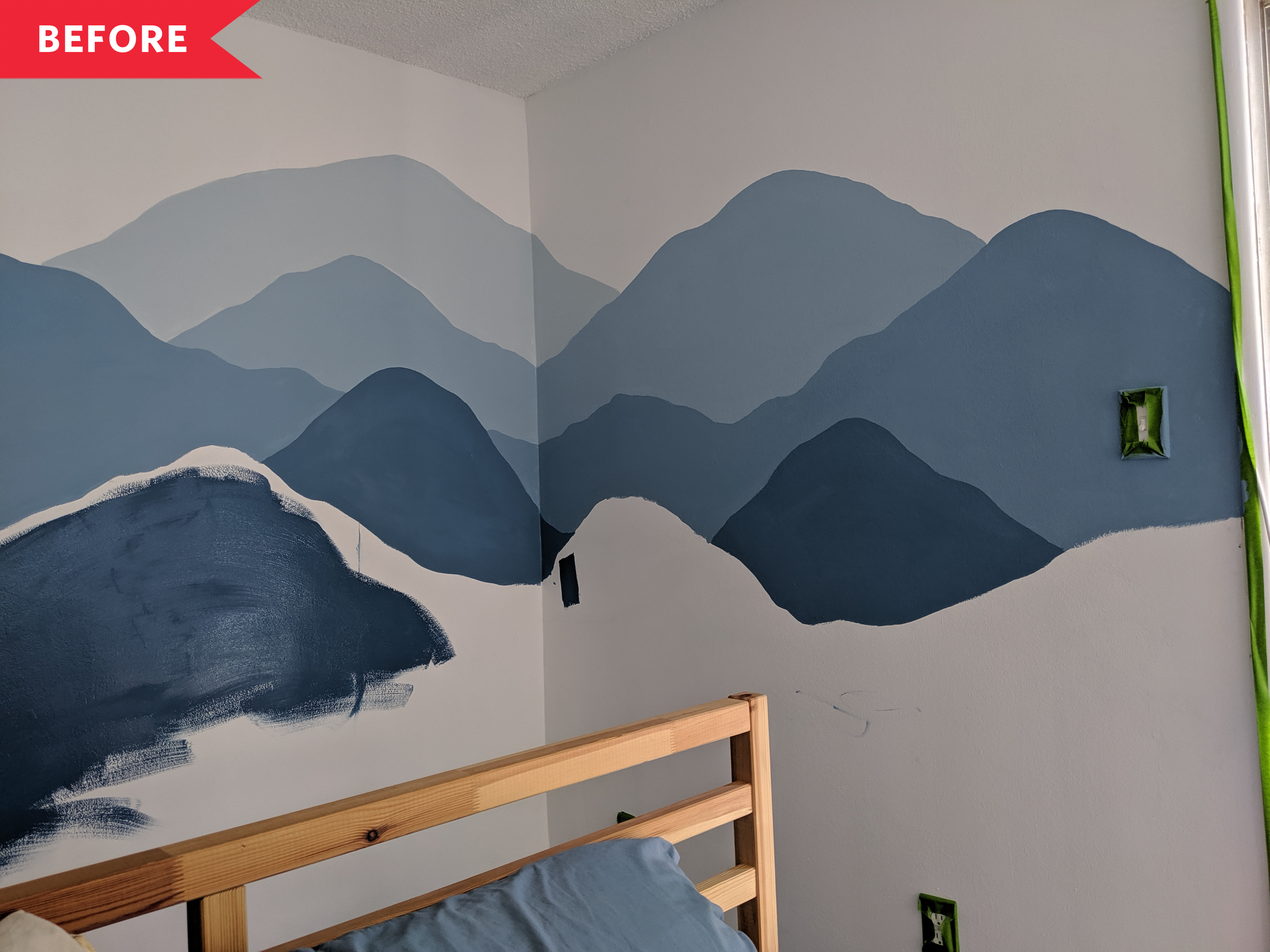 Before And After A Budget Bedroom Paint Makeover Apartment Therapy