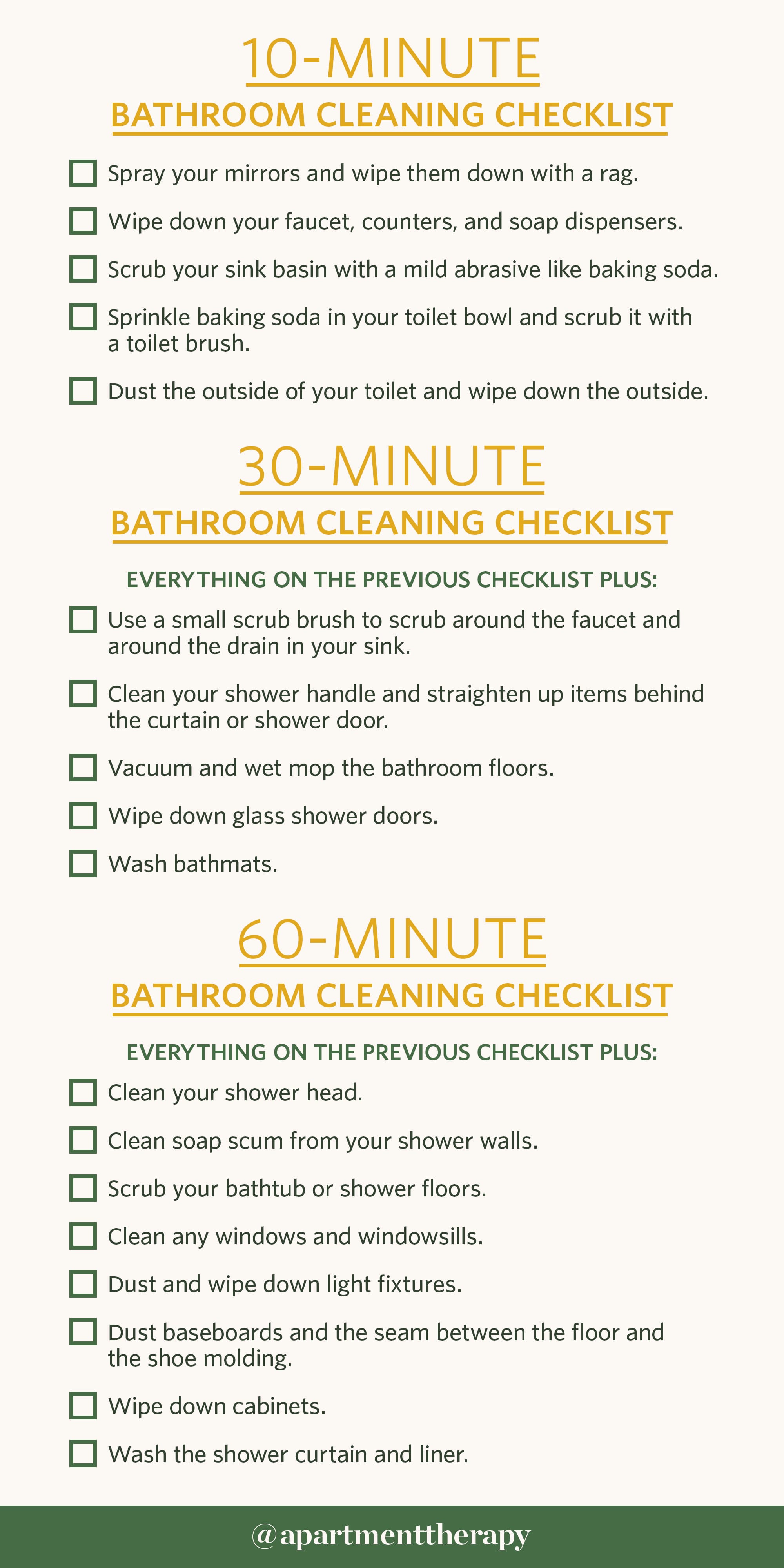 Bathroom Cleaning Checklist for Kids