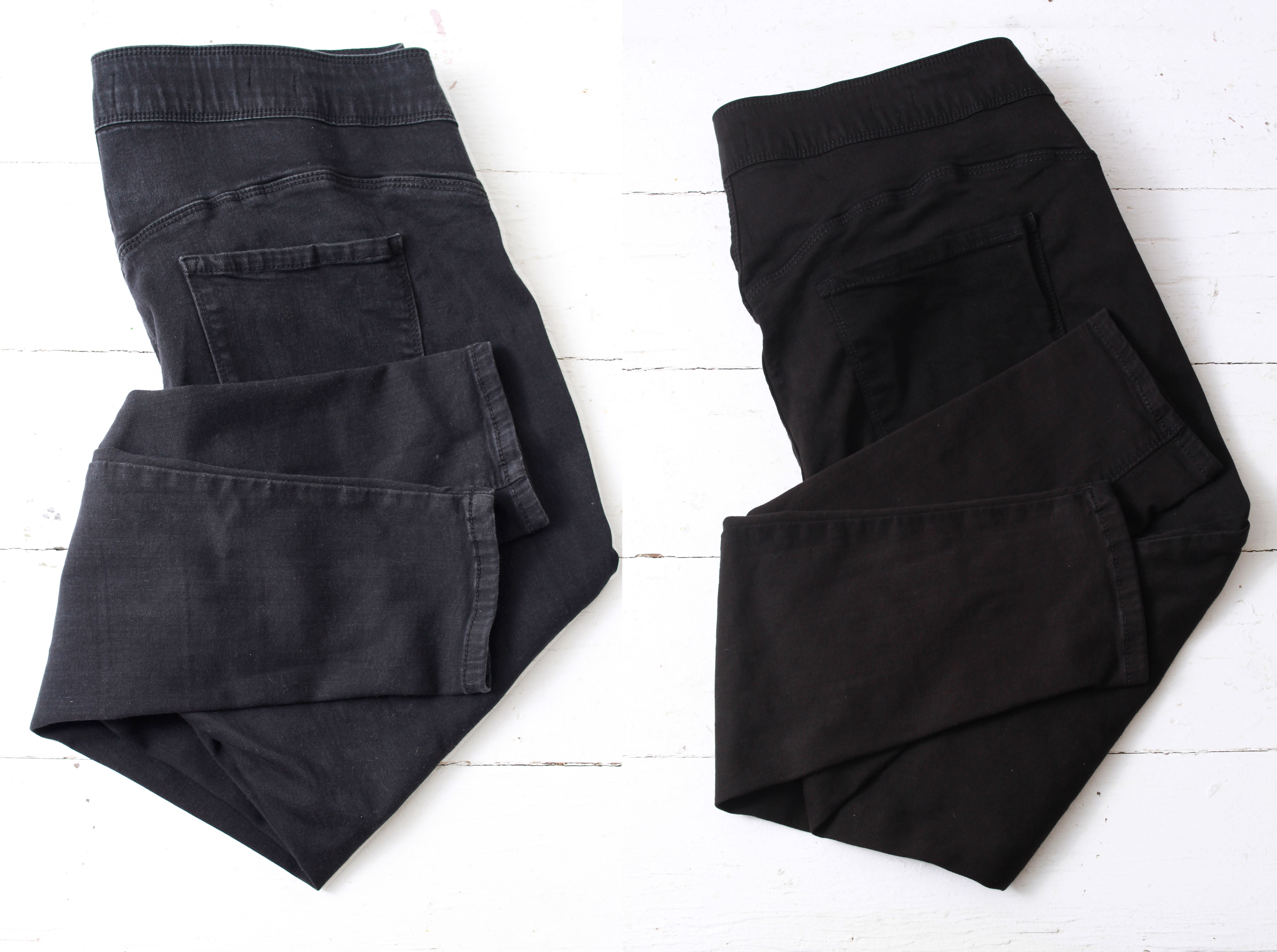 dyeing denim black