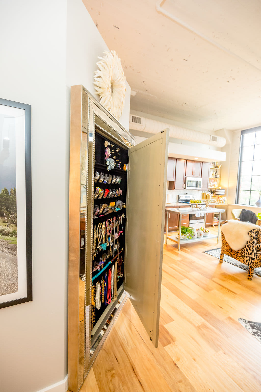 Aha! Hack: Tension Rod as Paper Towel Holder - The Organized Home