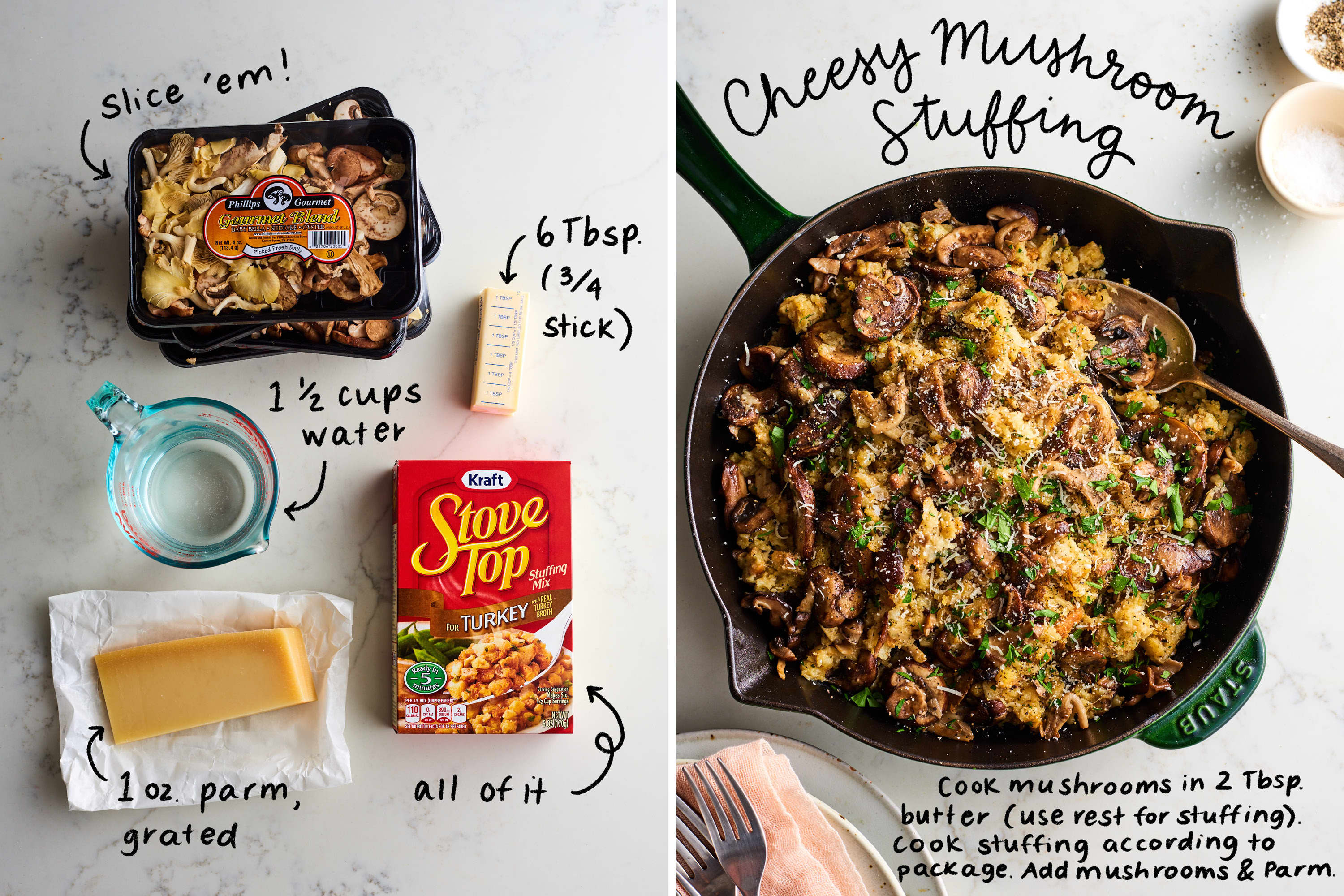 How to improve stove top stuffing