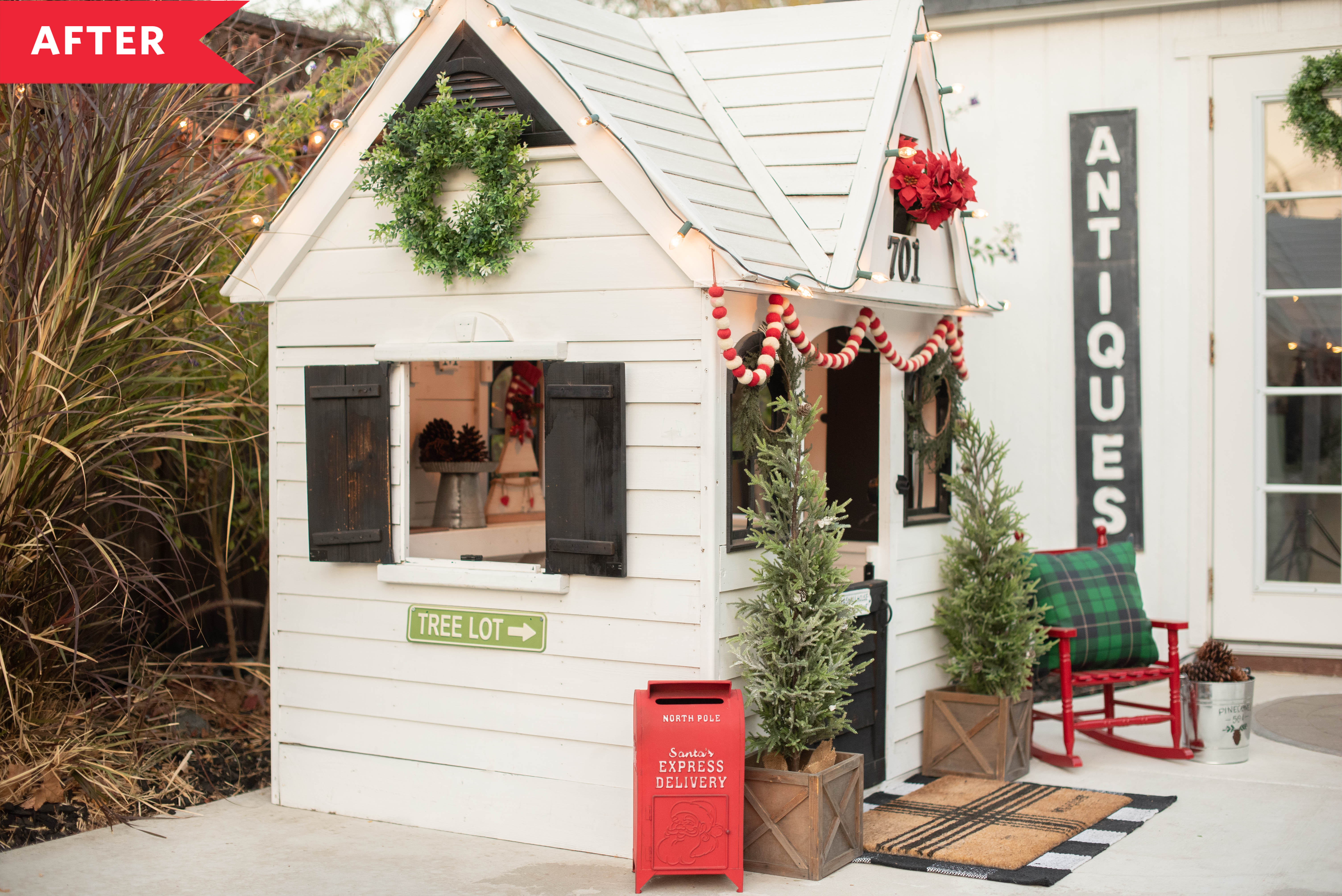 Before And After Charming Kids Playhouse Diy Redo Apartment