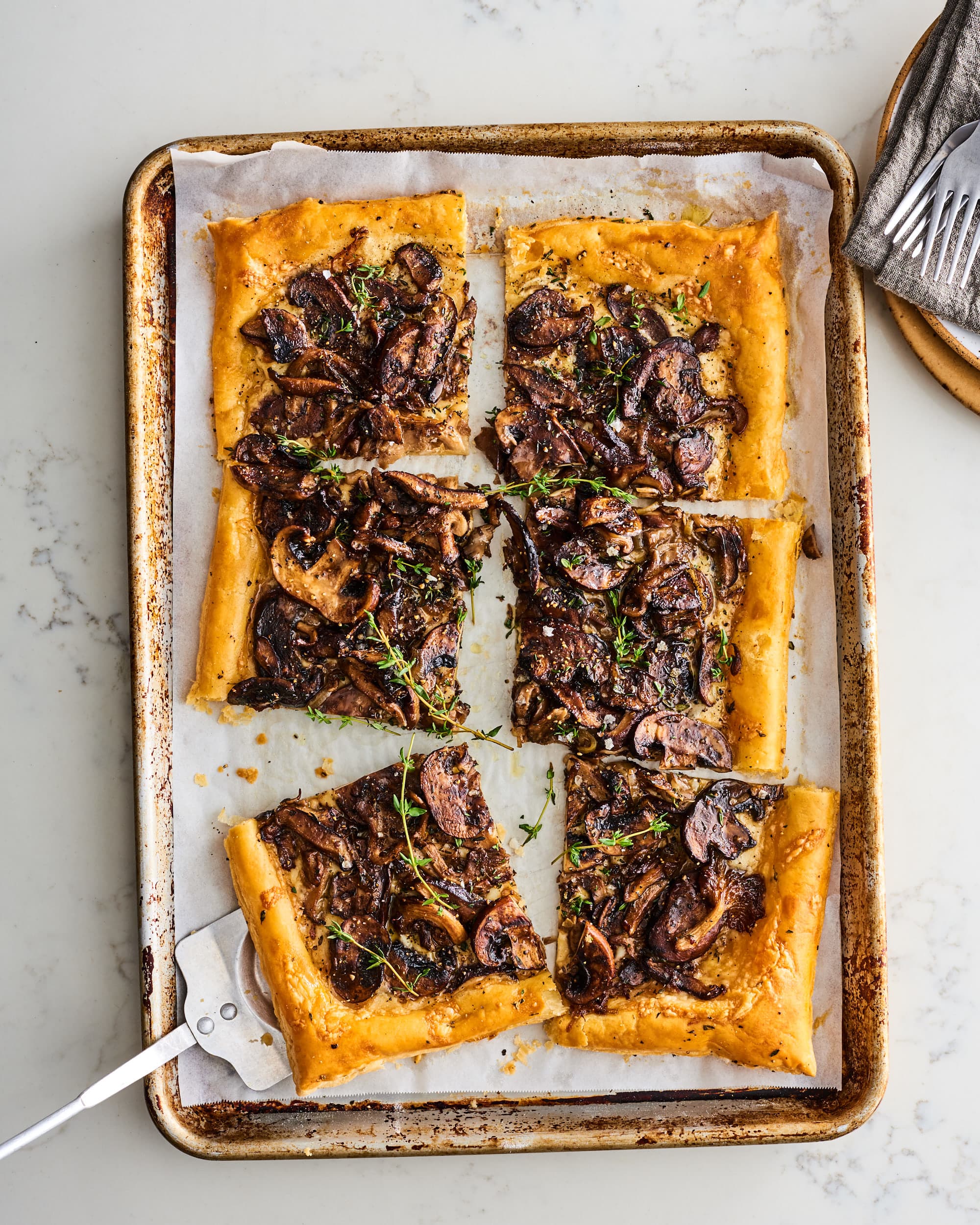 Mushroom Puff Pastry Tarts - Sally's Baking Addiction