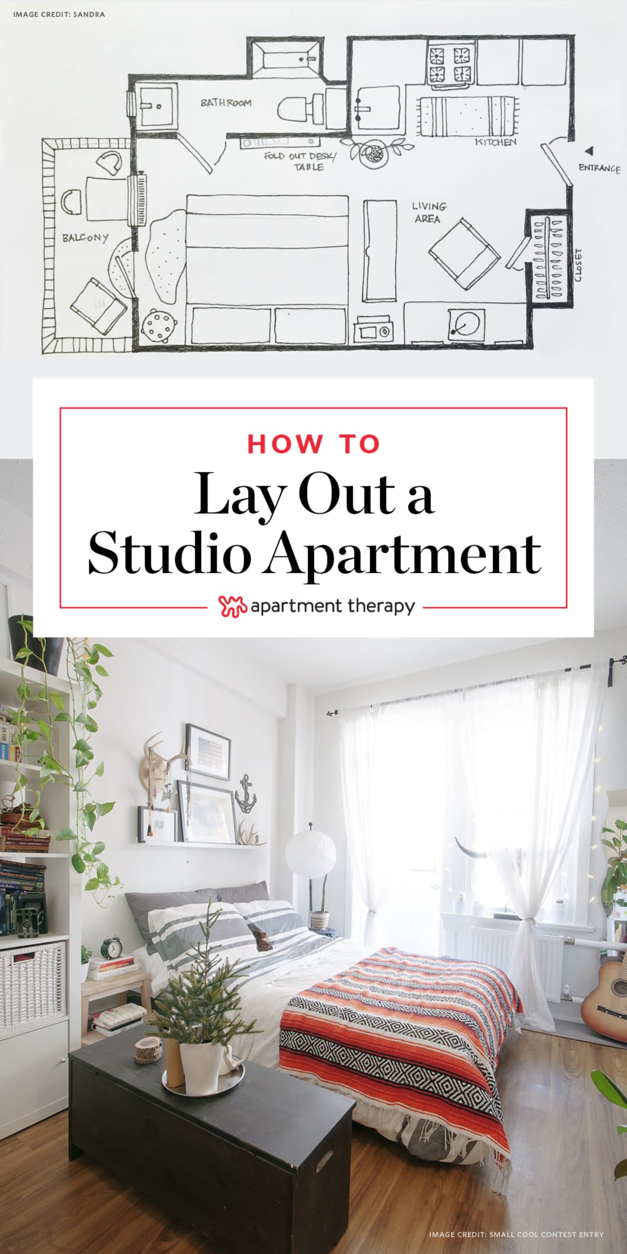 5 Ways To Lay Out A Studio Apartment Apartment Therapy,Black Mirrored Furniture Bedroom Ideas