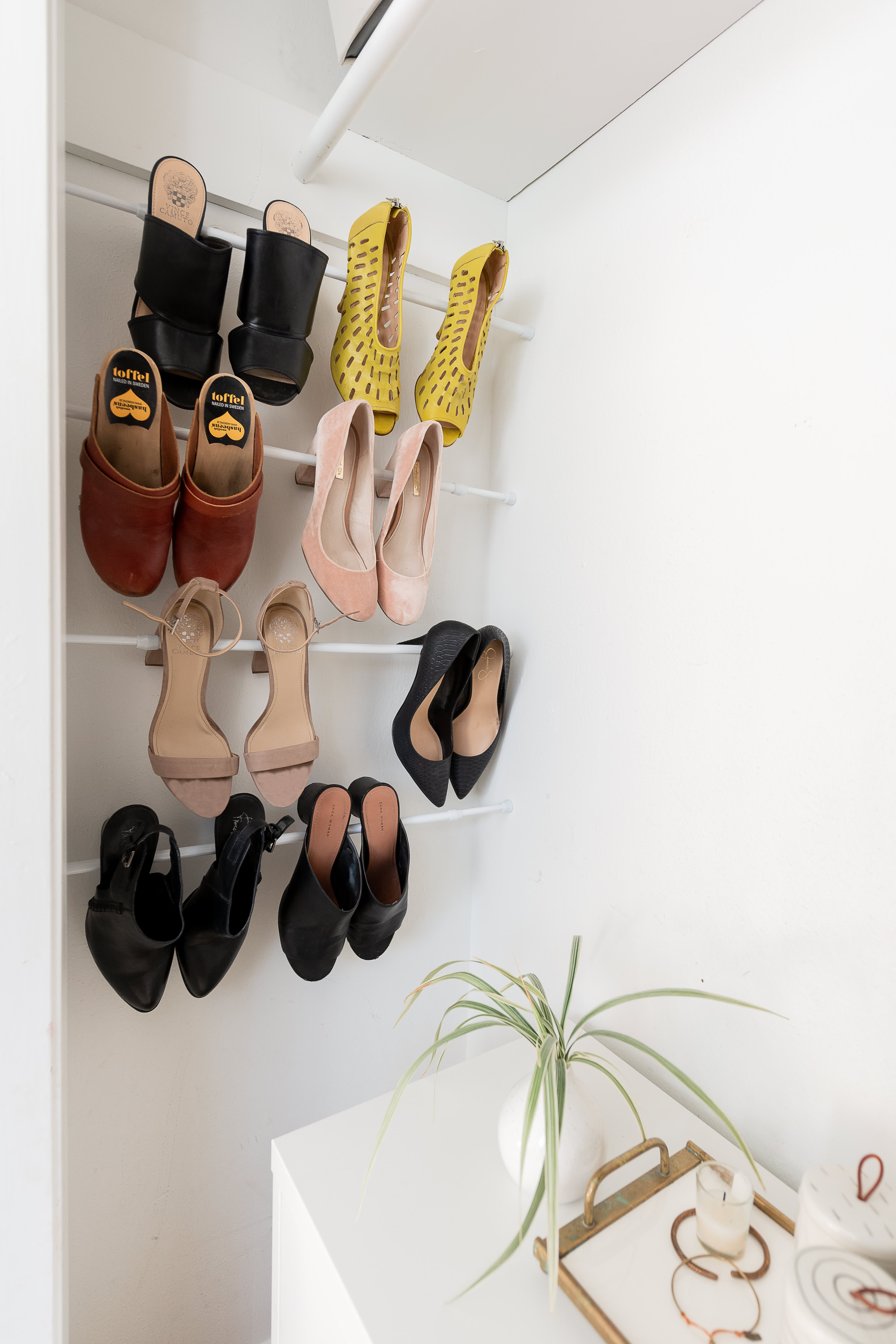 A Closet Update: Hacking Shelves for Boot & Shoe Storage – Between