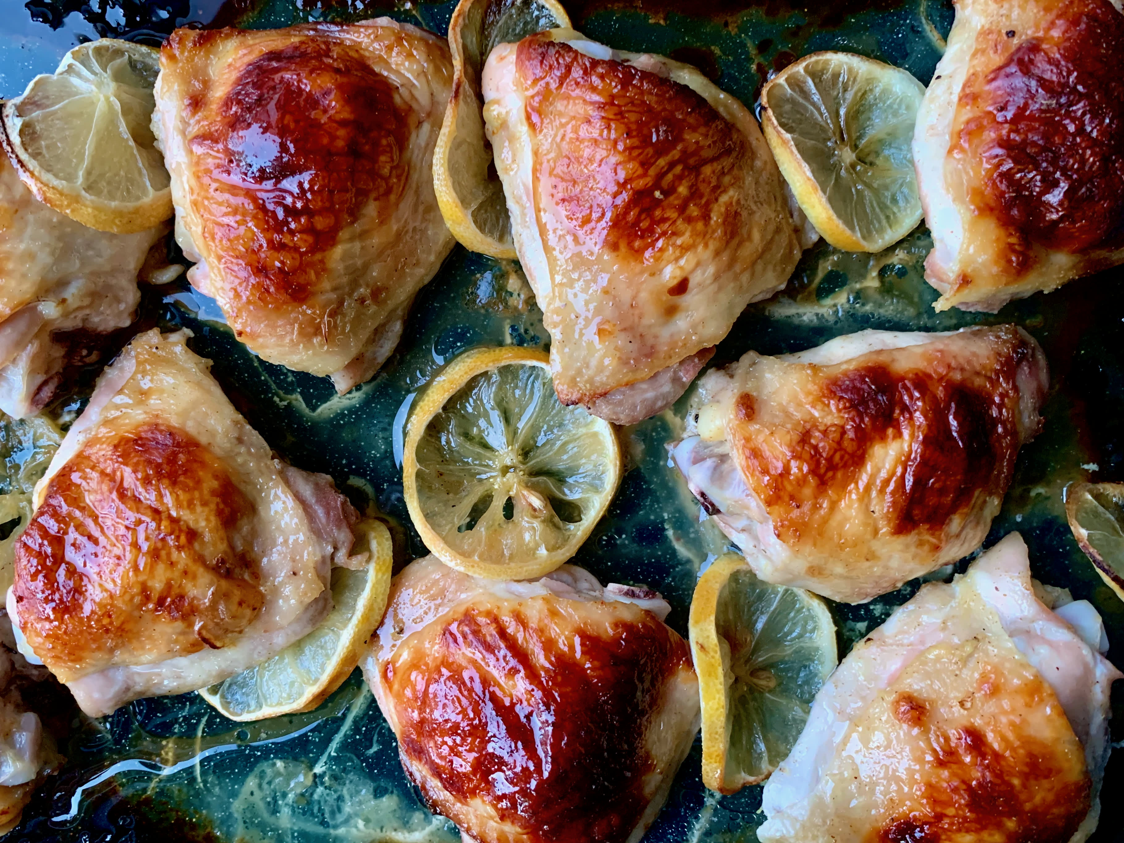 Lemon Garlic Chicken Sheet Pan Meal - Eating Bird Food