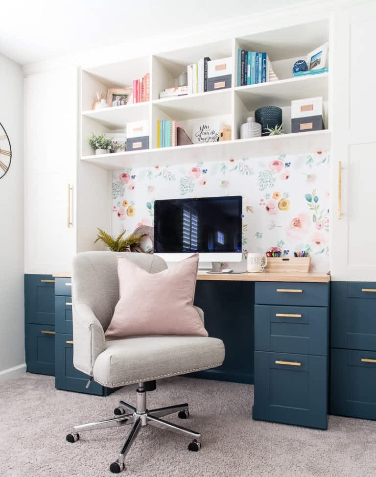 Home Office Decor: Room Reveal - MONICA BENAVIDEZ