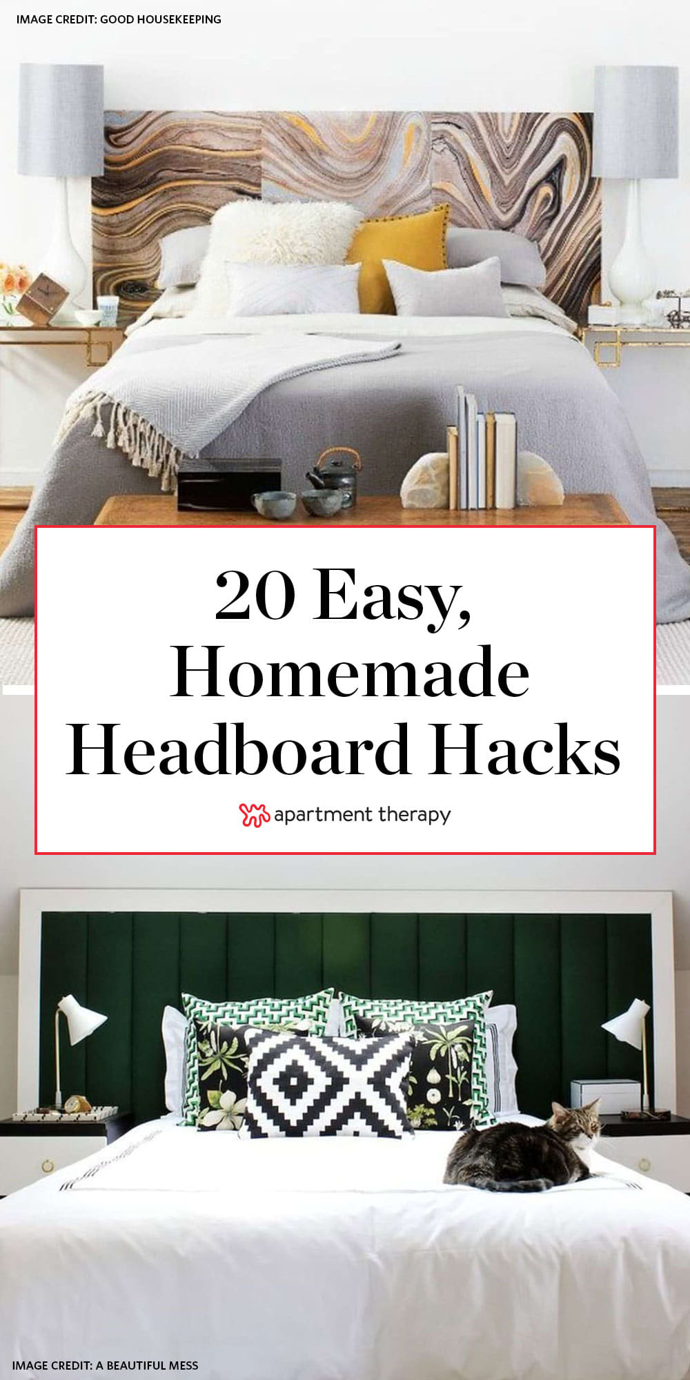 20 Easy Diy Homemade Headboard Ideas How To Make A Bed
