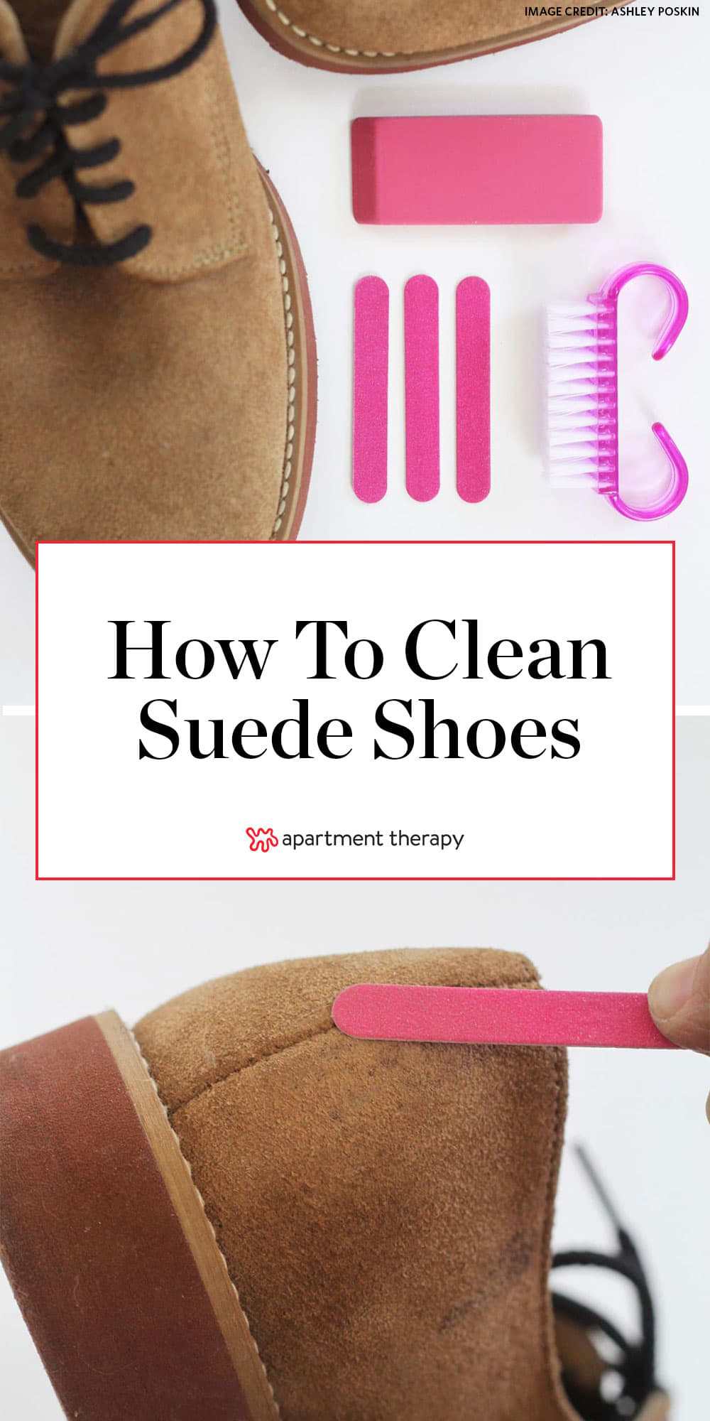 Lock mythology Dictation How To Clean Suede Shoes at Home - Best DIY Way to Clean Stains Off Suede |  Apartment Therapy