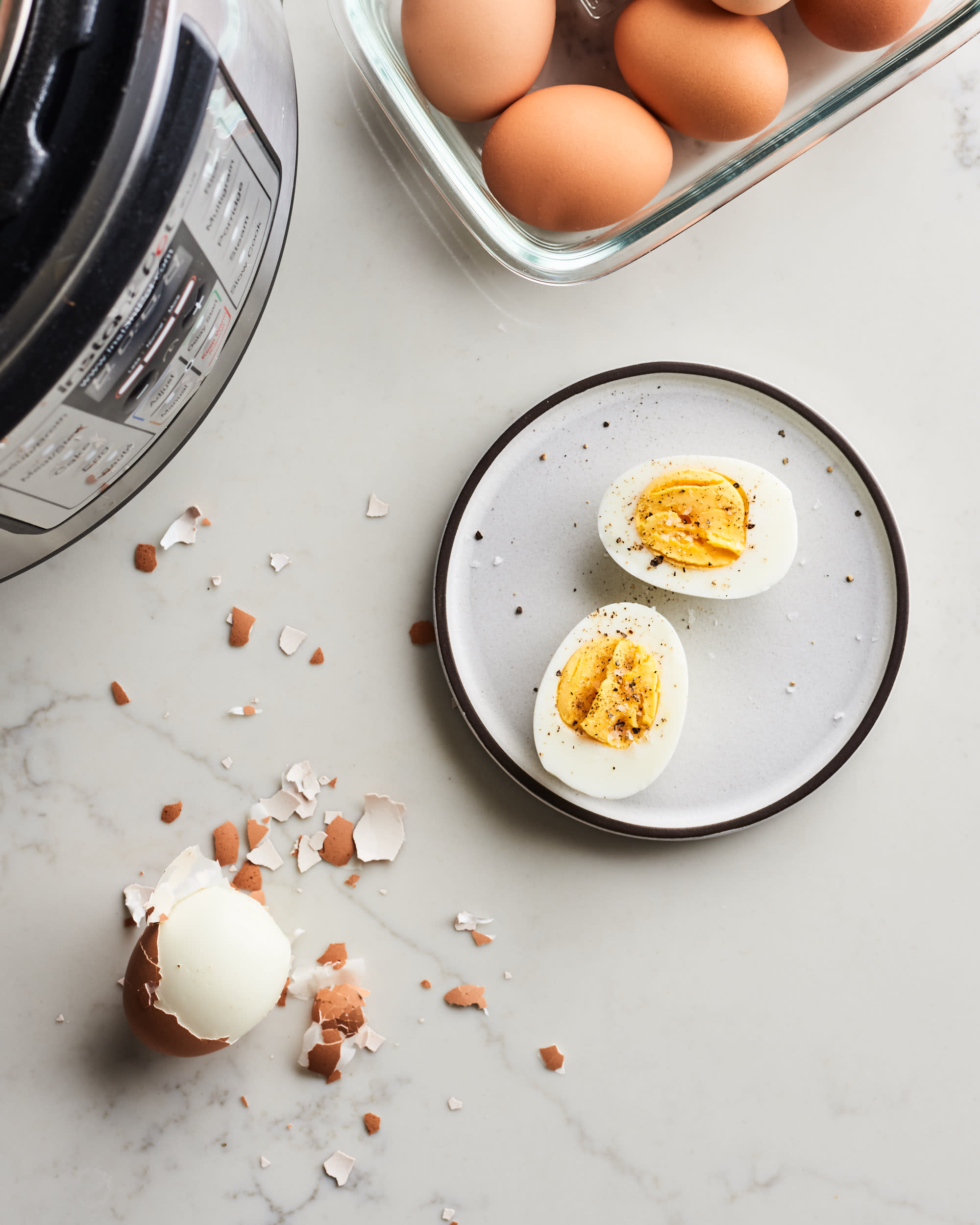 Perfect Instant Pot Soft, Medium, Hard Boiled Eggs Guide