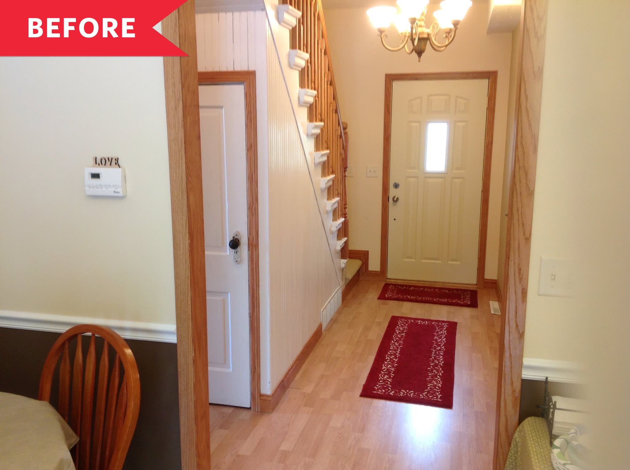 Farmhouse Entry Redo Old House Entry Makeover Apartment Therapy