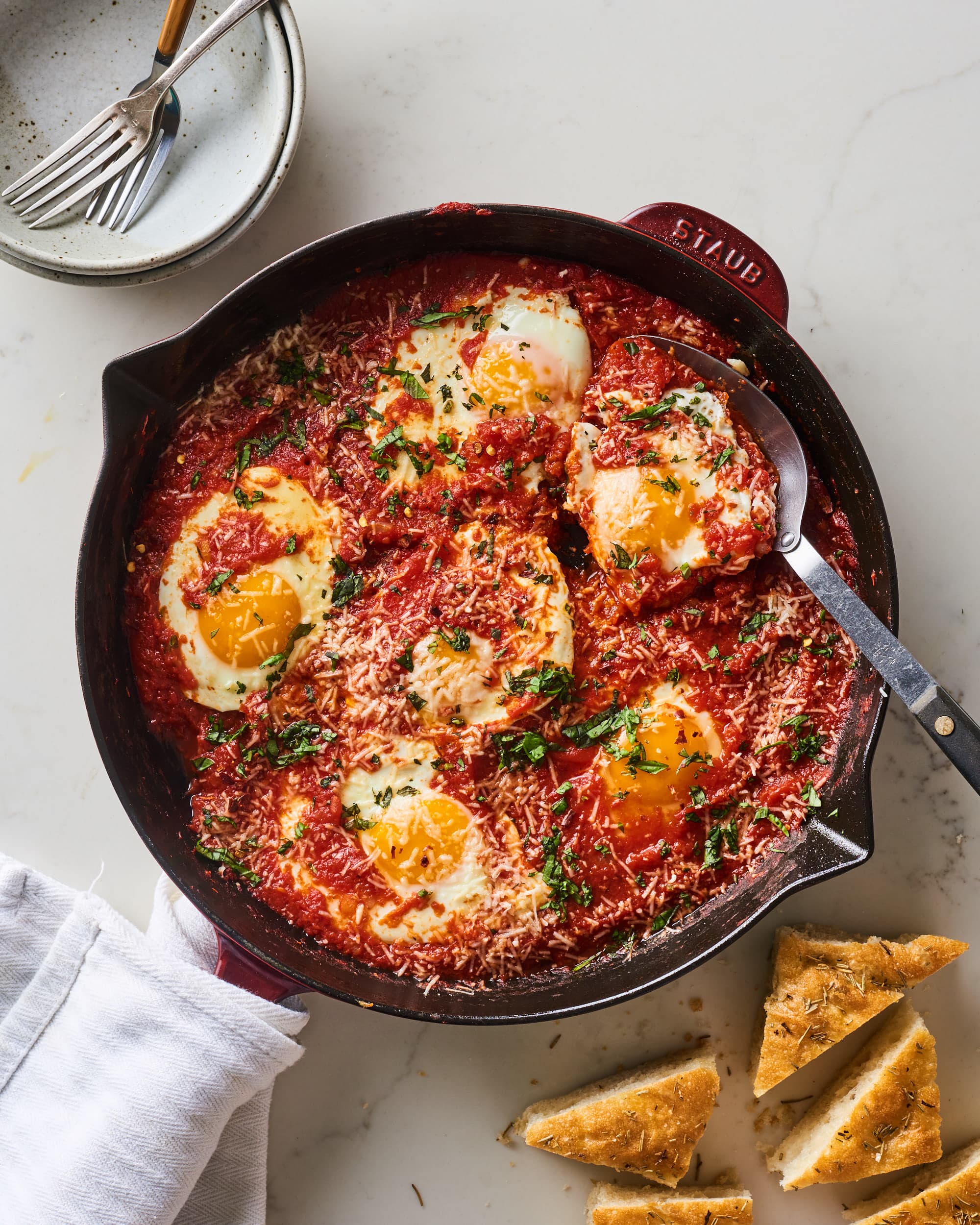 Crispy Parmesan Eggs Recipe - NYT Cooking