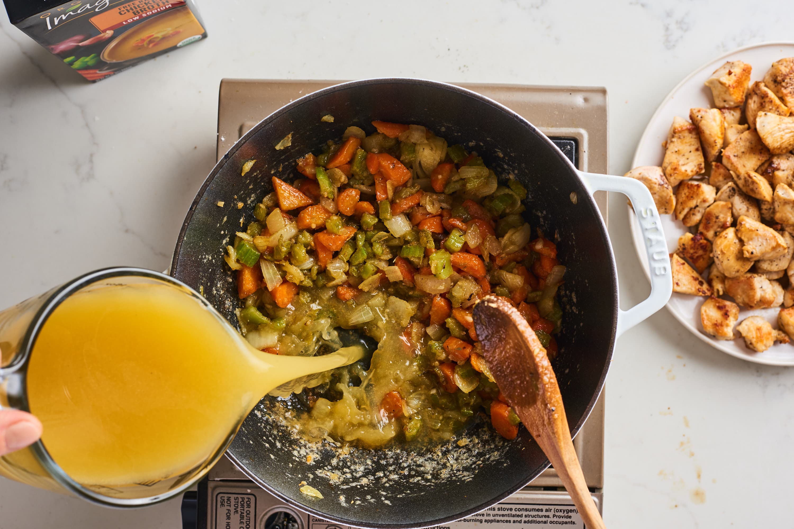 Stovetop Chicken and Dumplings in 30 Minutes