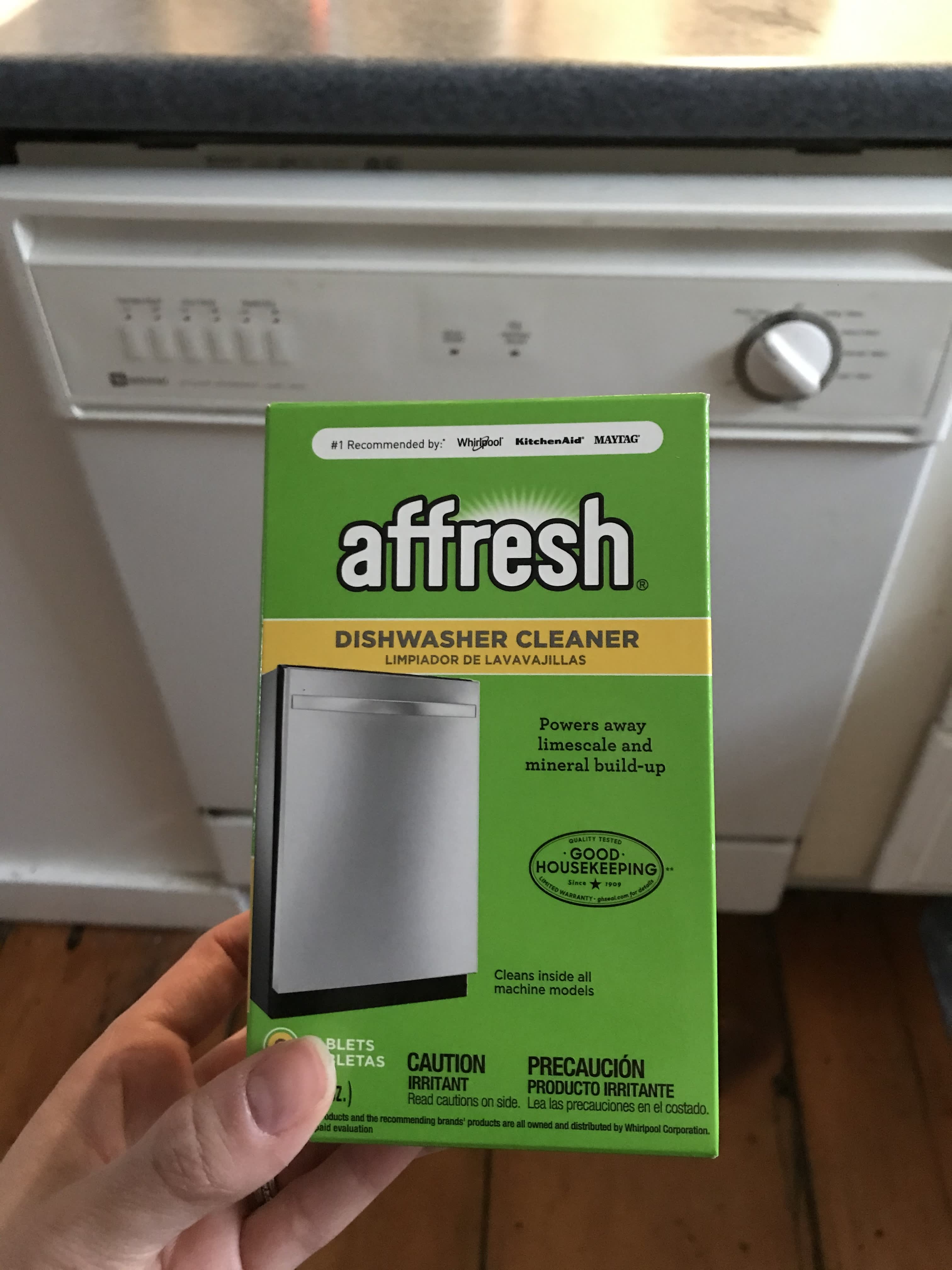 kitchenaid dishwasher says affresh