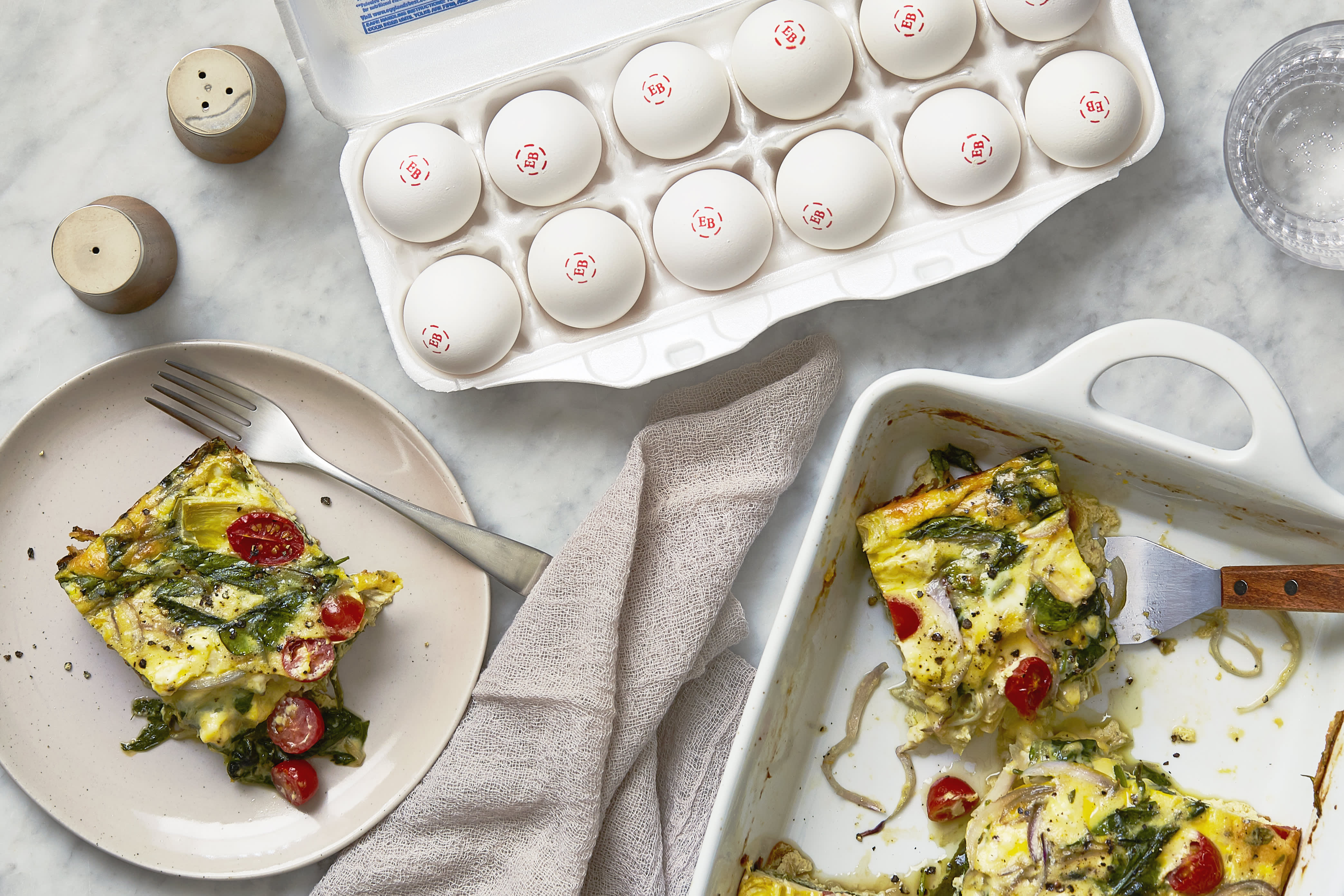 Slow Cooker Mediterranean Egg Casserole