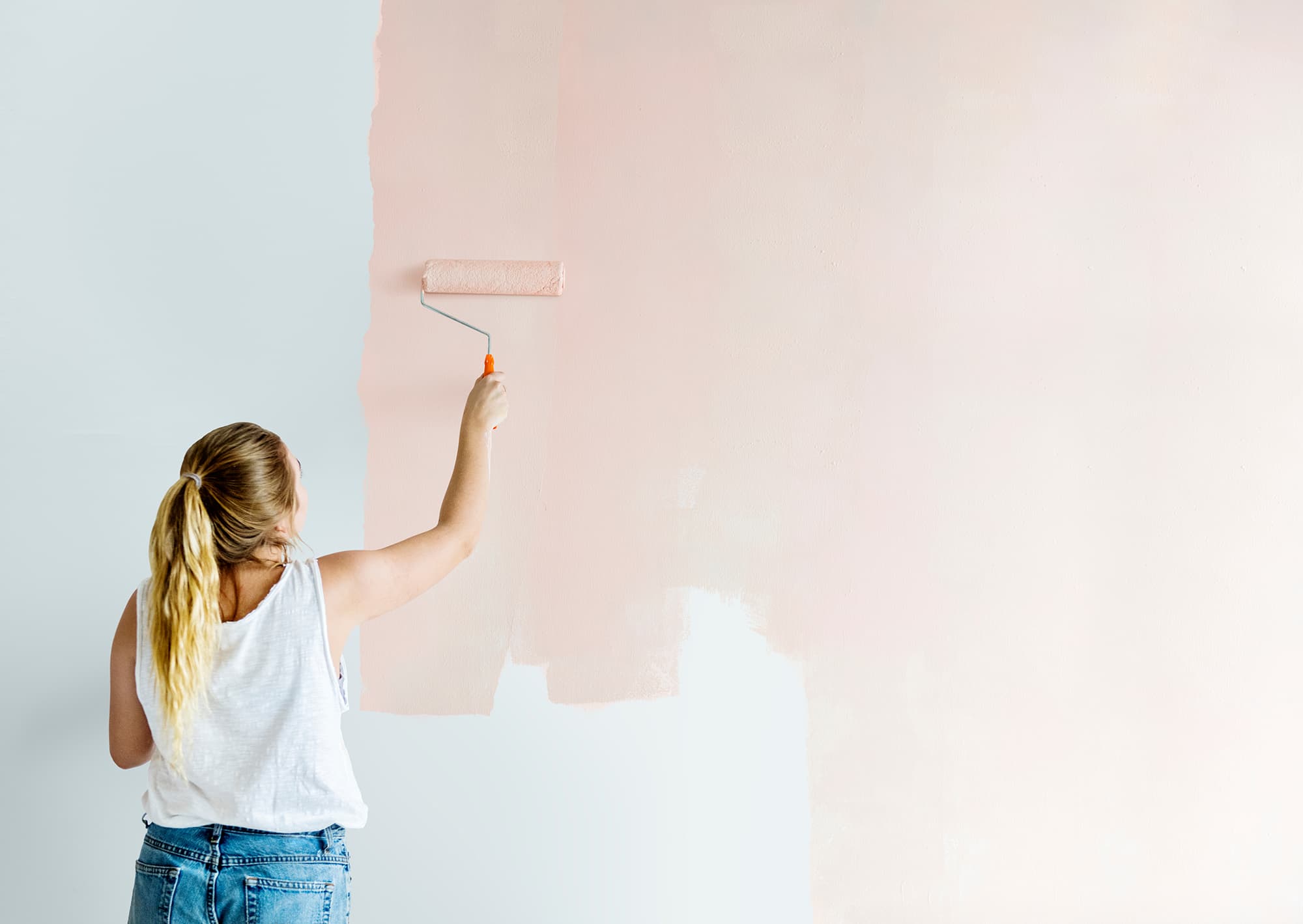  покрасить стены в квартире вместо обоев своими руками красиво фото