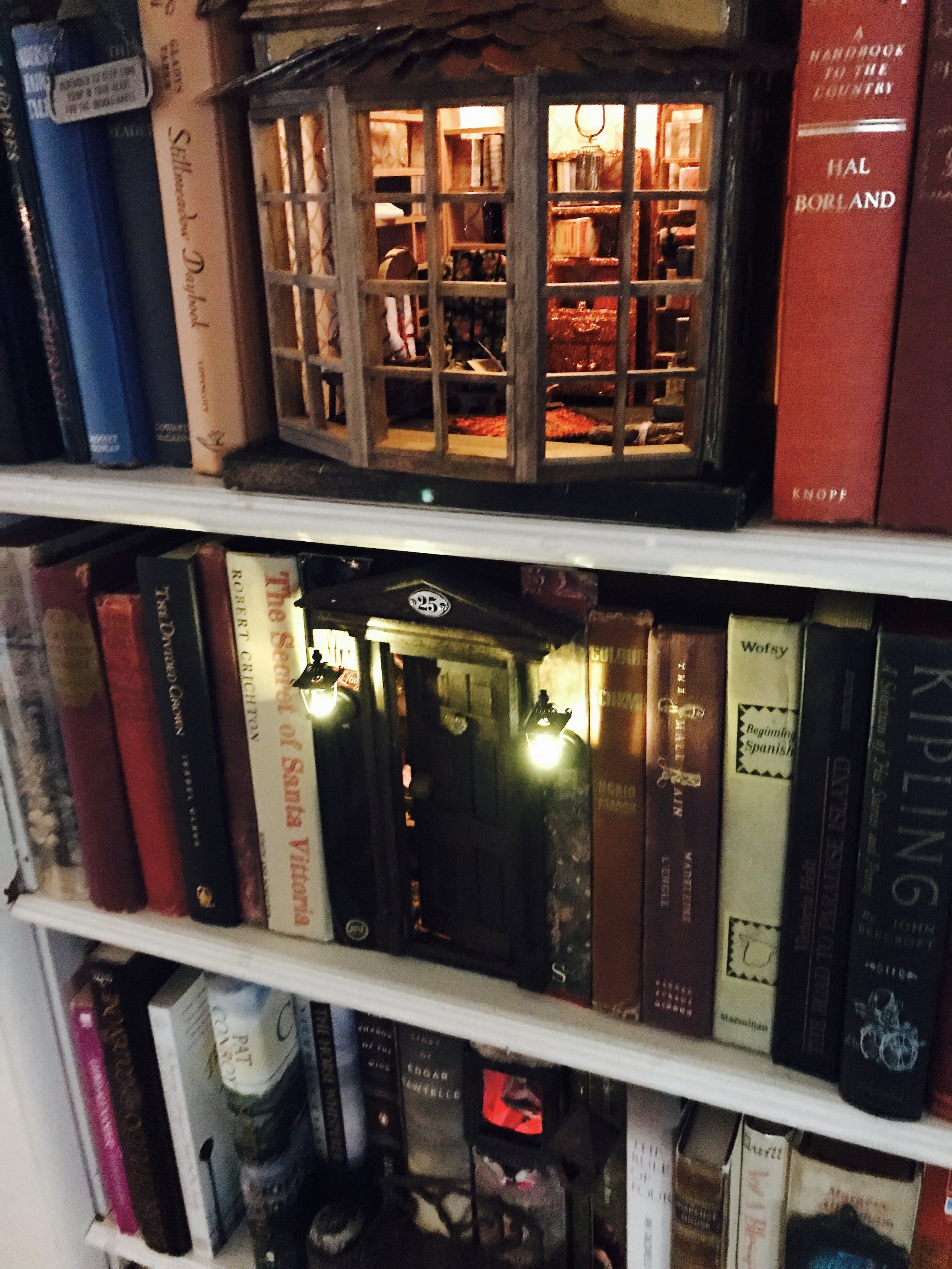 Library Book Nook,bookshelf Insert, Book Nook, Booknook,old Library -   Norway