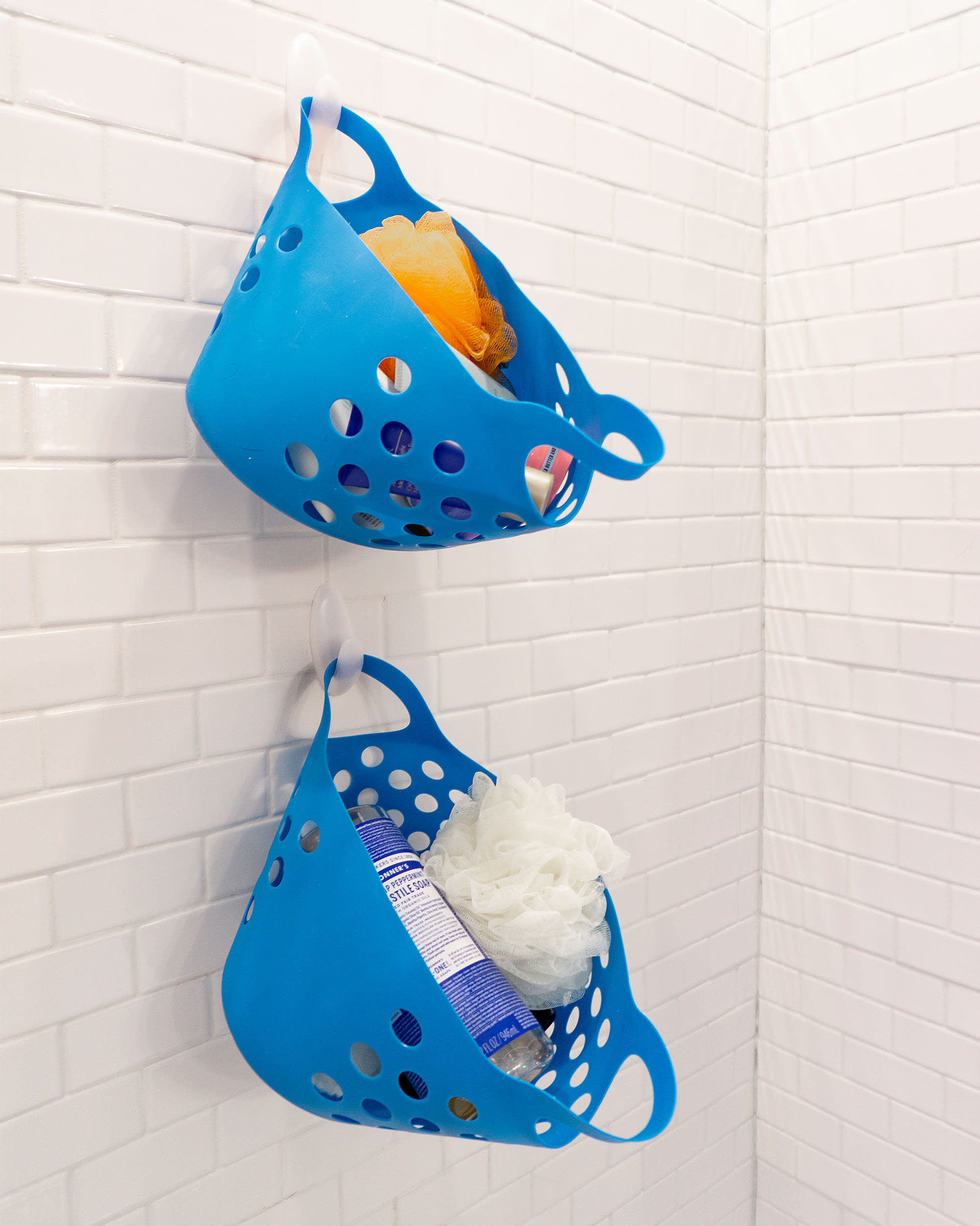 Hanging Shower Caddy, Bathroom Shelves Over Shower Head, Bathroom Organizer  For Shampoo, Conditioner, Soap With Hooks, Bathroom Caddy Organizer, Shower  Caddy Basket, Bathroom Accessories - Temu