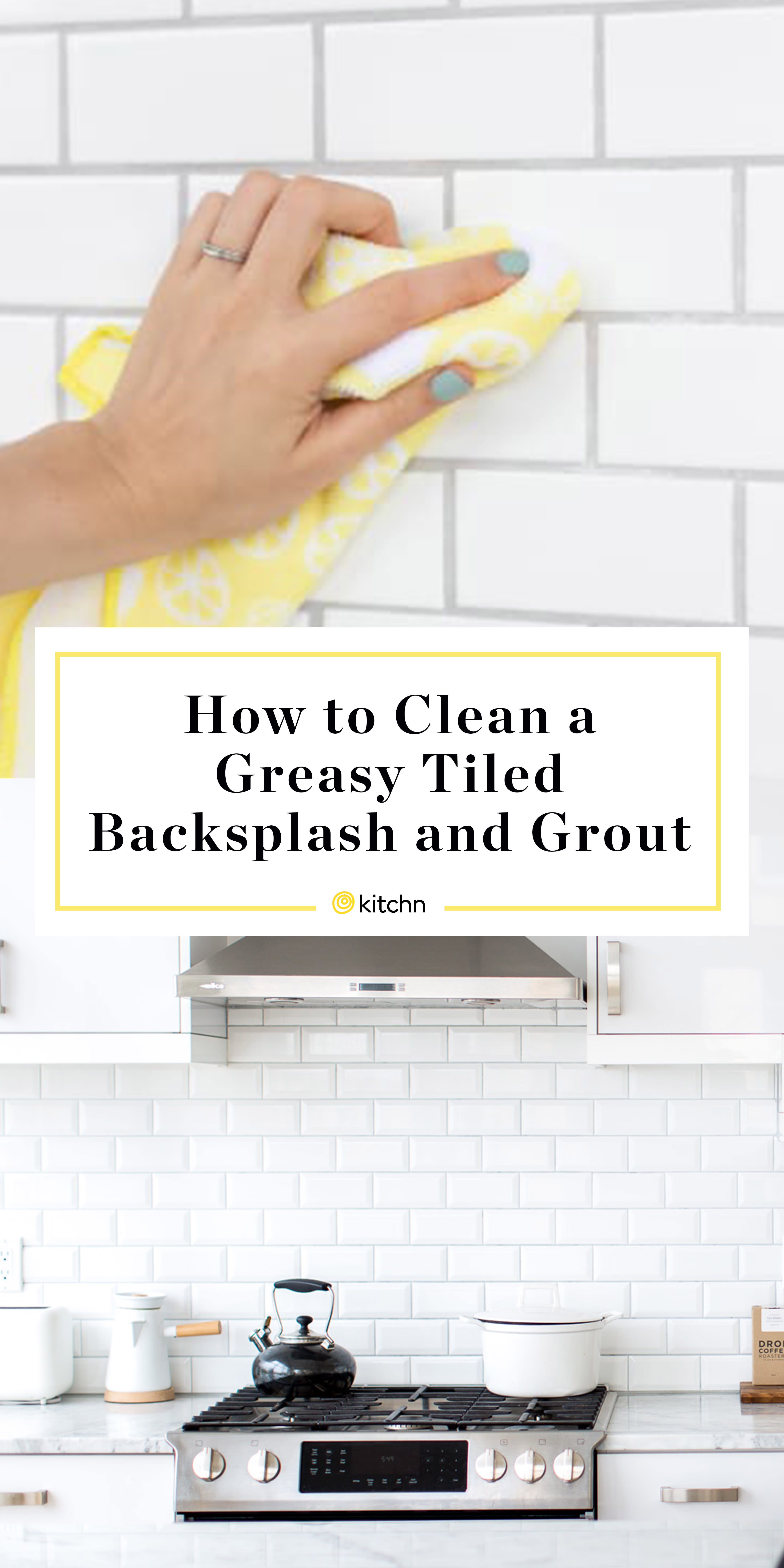 The quickest way to clean kitchen tiles