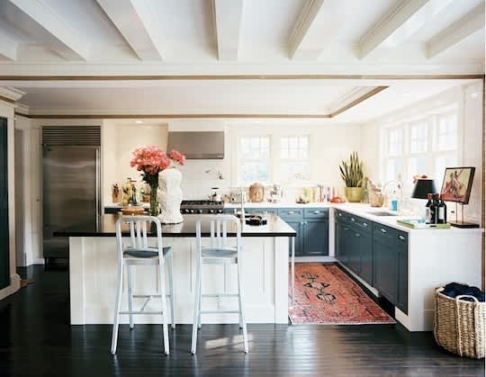 persian runner in kitchen