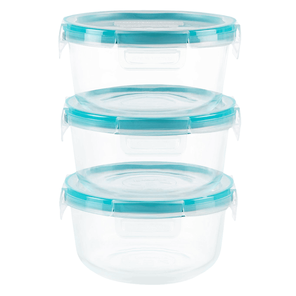 Rubbermaid Servin Saver Storage Container 5 Compartment Sections Clear Lid  13x9