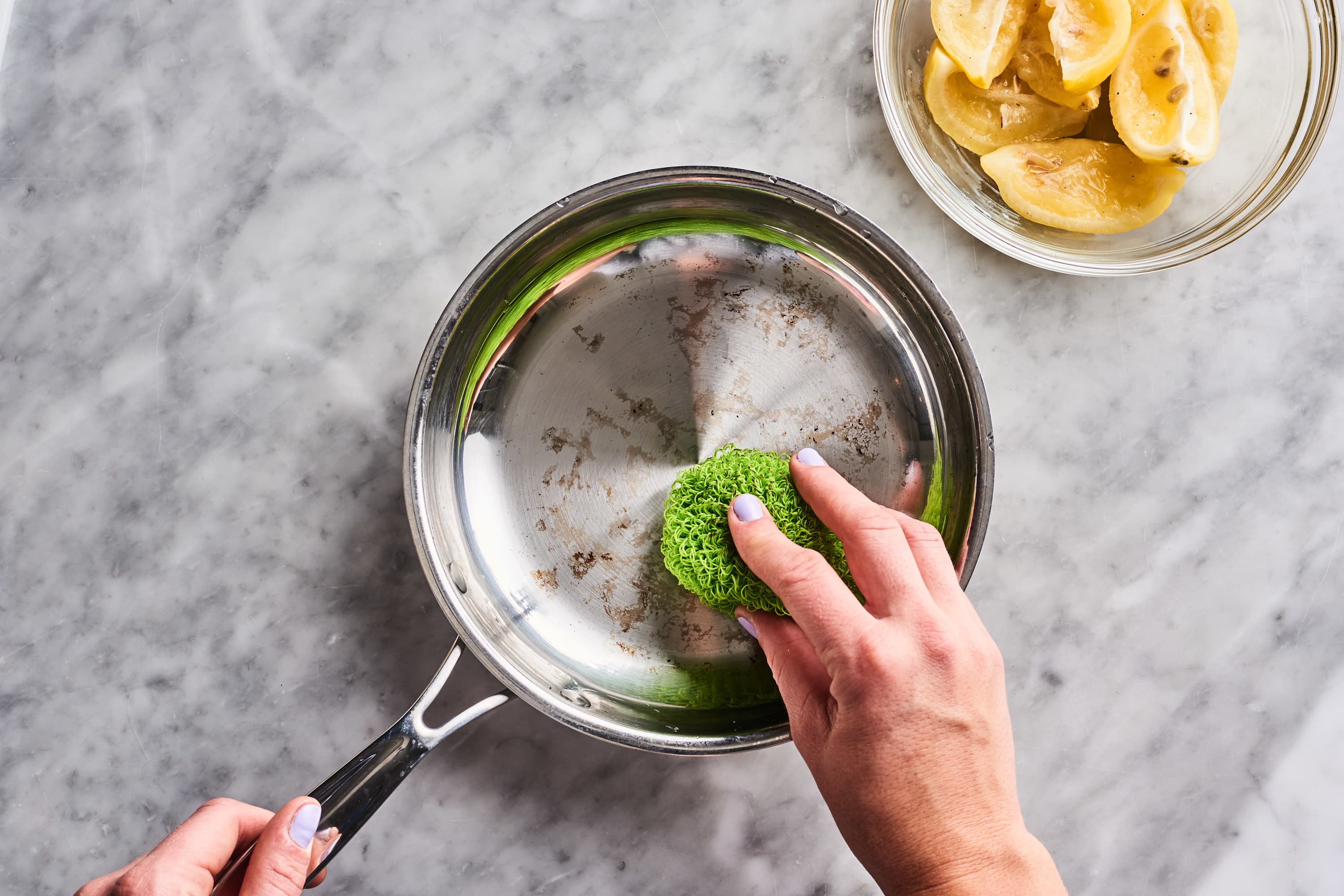 Hill & Holler - Dawn dish detergent and a heavy duty steel wool pad are my  personal favorites. Cast iron is really bad to hold on to oils and flavors  left from