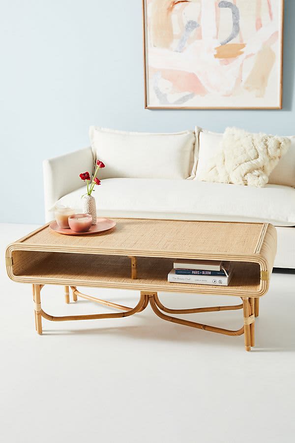 bohemian coffee table with storage