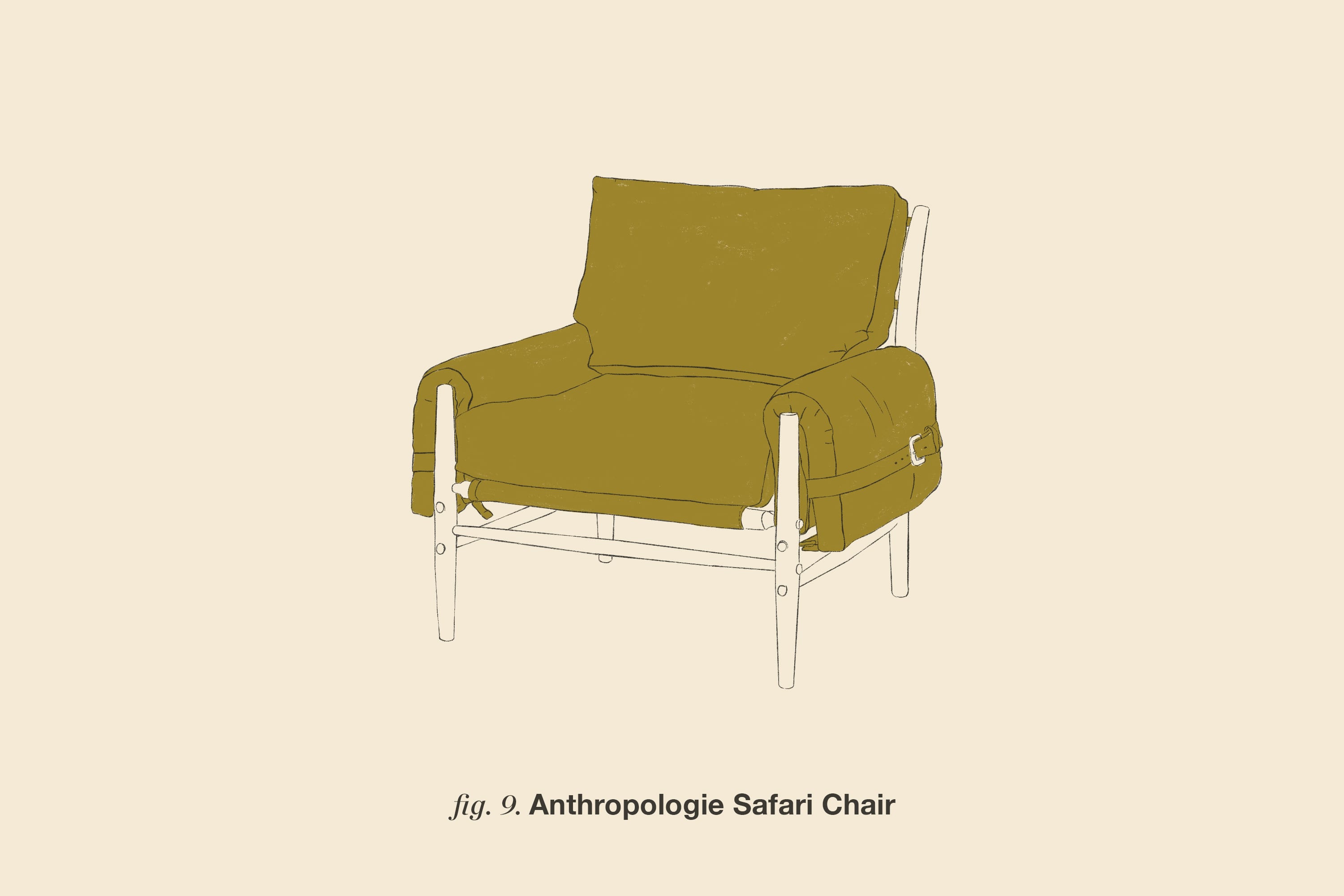 anthropologie safari chair