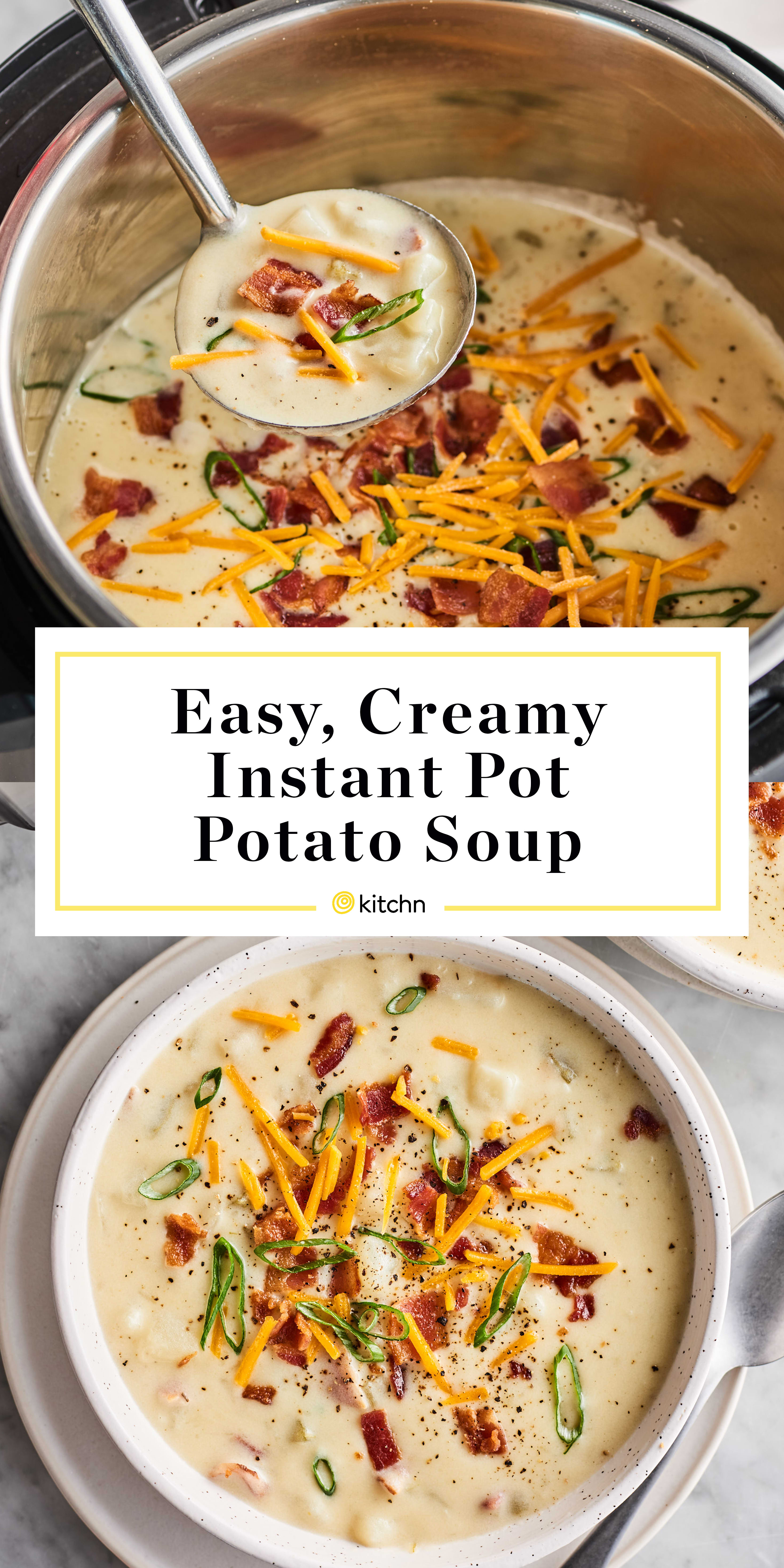 Instant Pot Potato Soup - Quick & Easy Recipe - DadCooksDinner