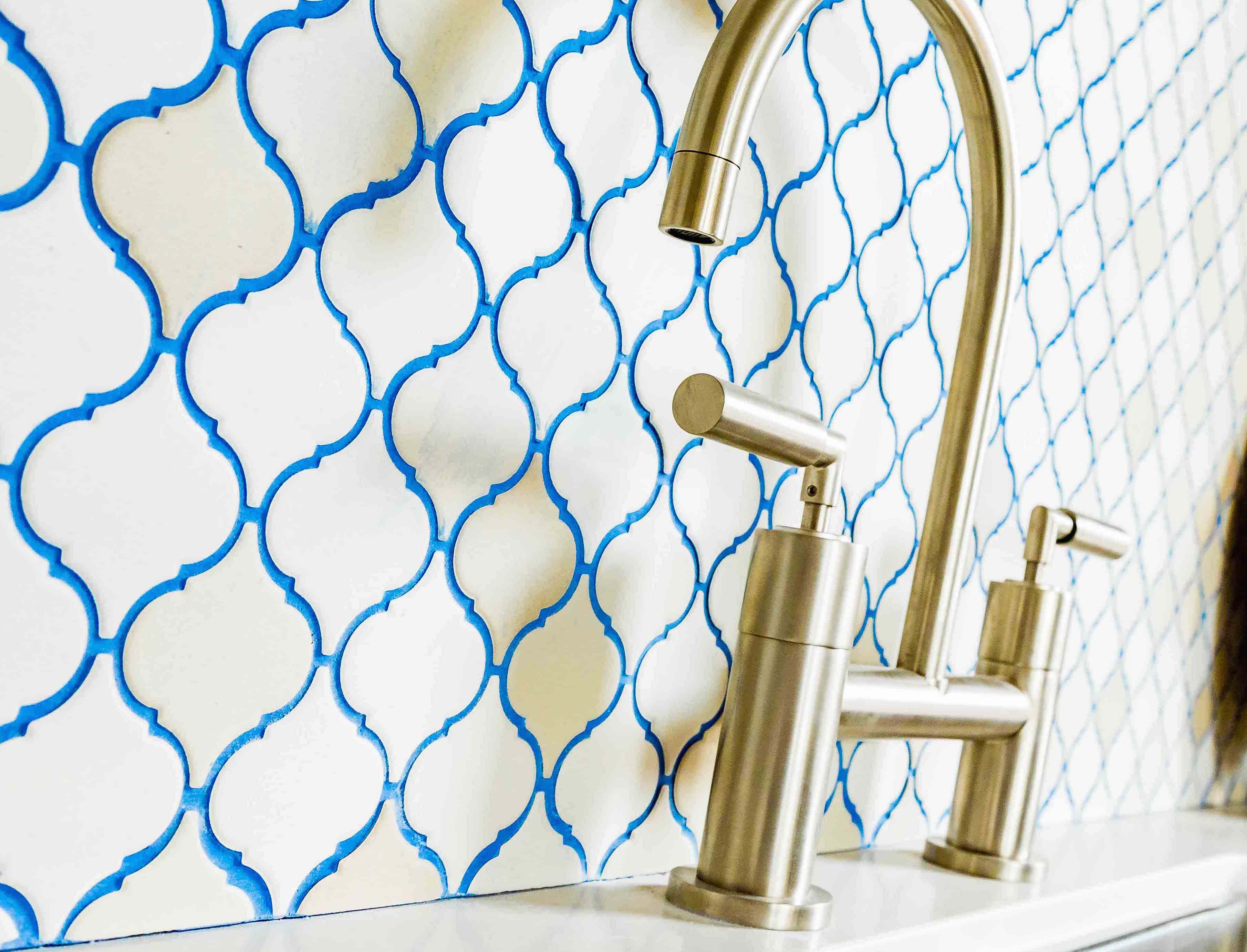 Colored Grout Is One Design Tweak Will Make Your Bathroom Look