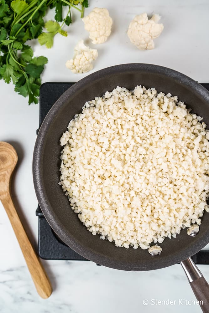 Slow Cooker Garlic Mushroom Quinoa - Slender Kitchen