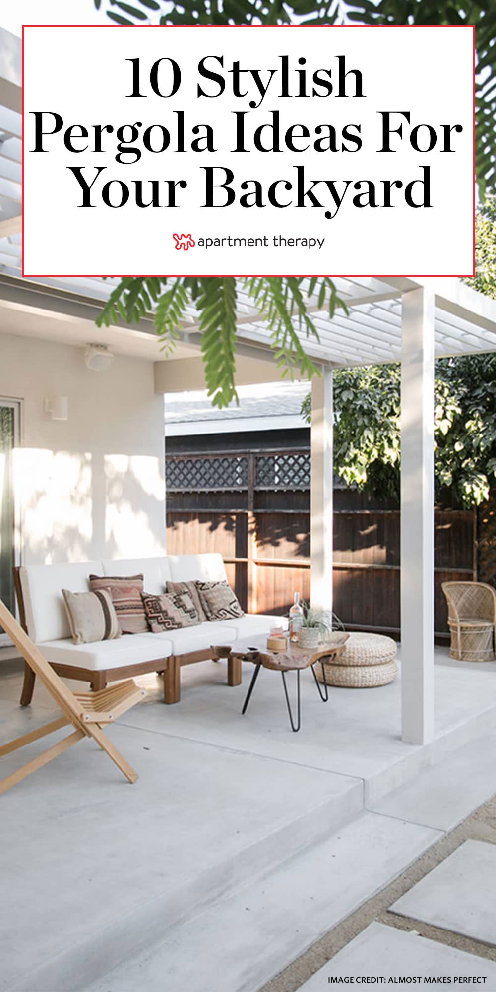 patio pergola designs on Backyard Pergola Ideas Apartment Therapy