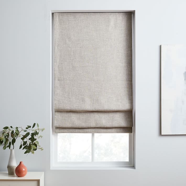 80 x 155cm White Roman Shades Window Curtain Drape Light Filtering 