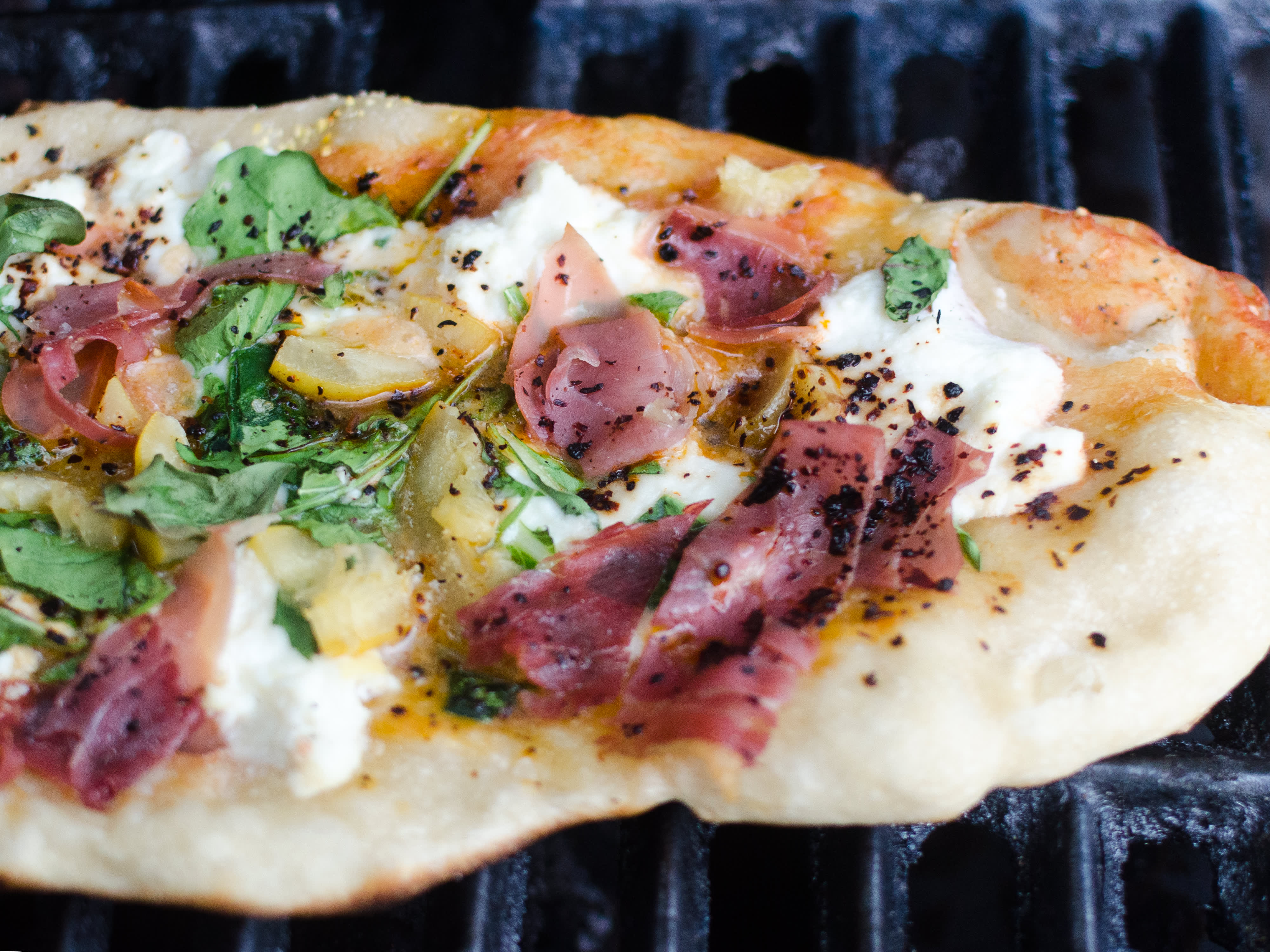 Grilled Pizza with Finex's Grill Pan – The Happy Cook