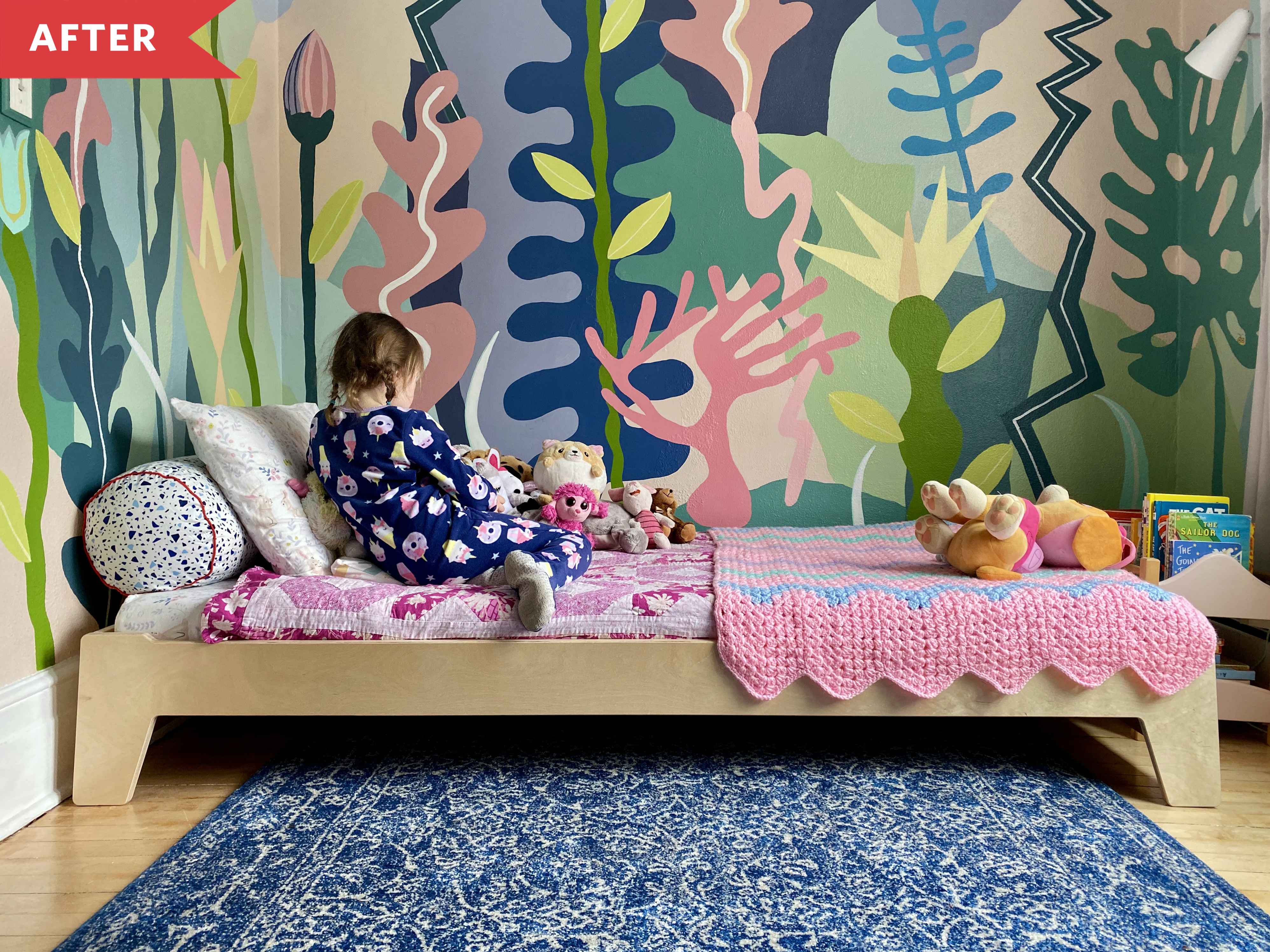 12 Best Kid S Bedroom Makeovers Apartment Therapy A bed with one side against a wall. apartment therapy