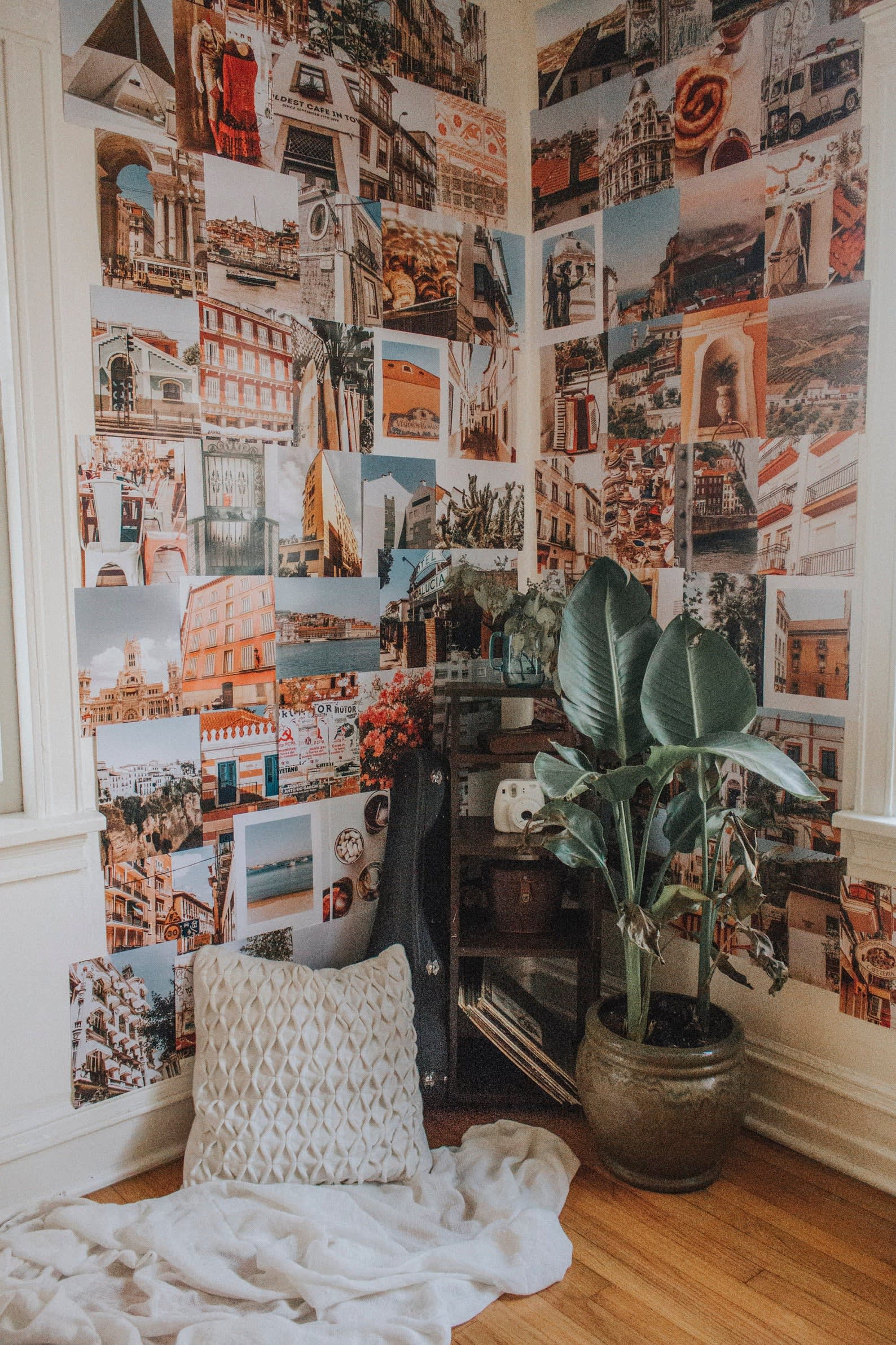 Magazine Collages Are A Cheap Way To Cover Your Walls Diy Wall Collages Apartment Therapy