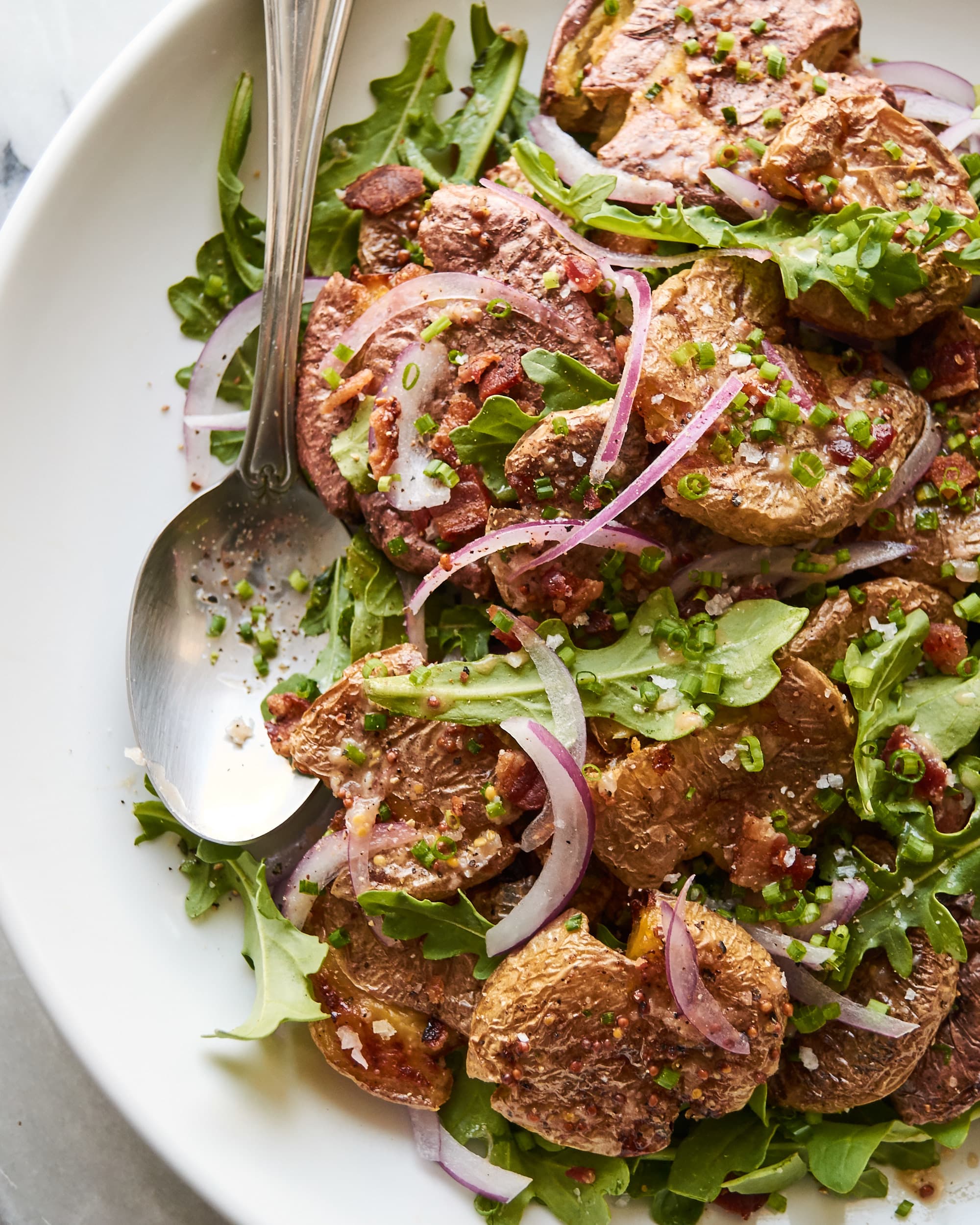 Smashed Potatoes - Spoon Fork Bacon