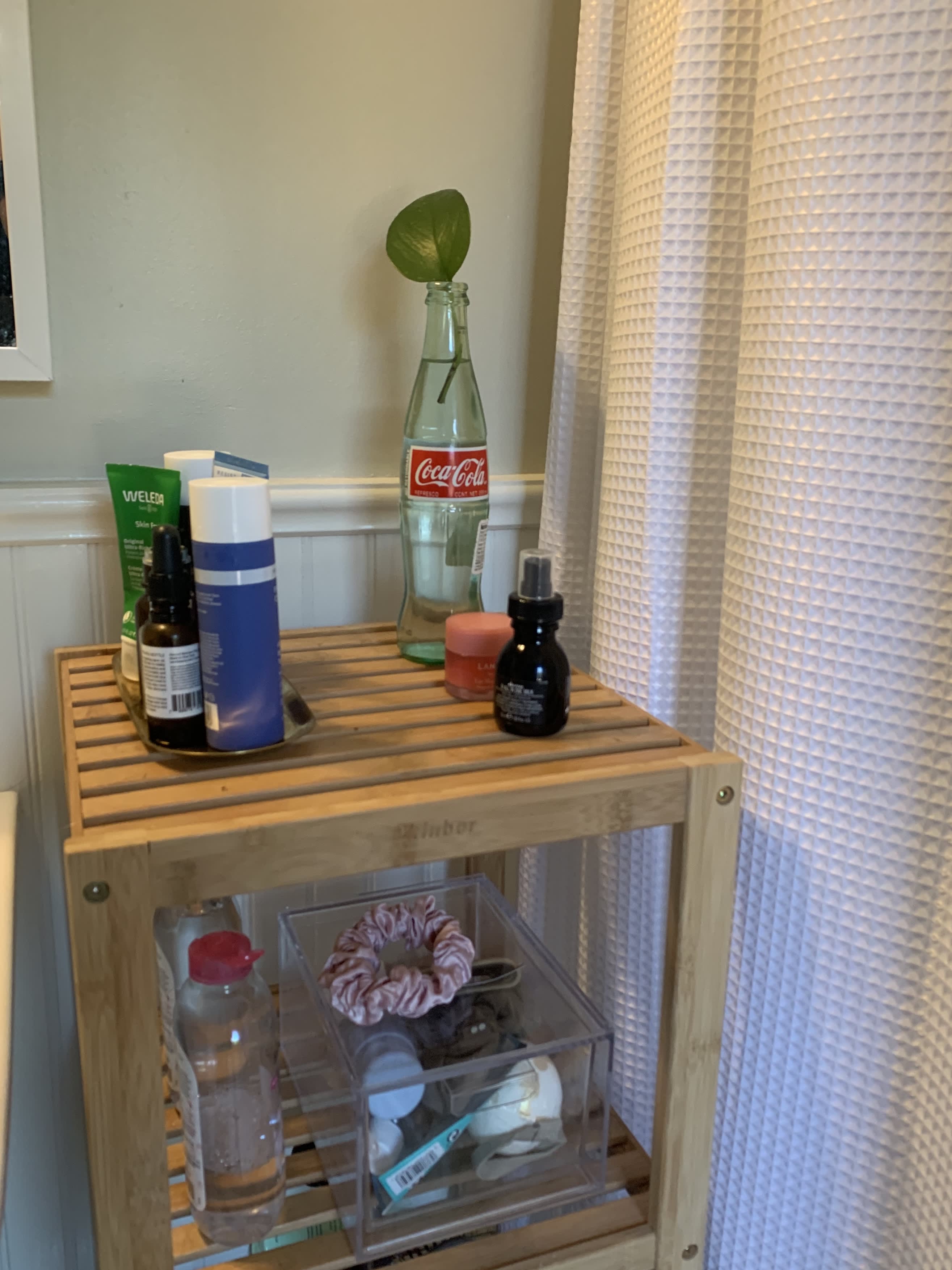 Acrylic bathroom storage set – A Thrifty Mom