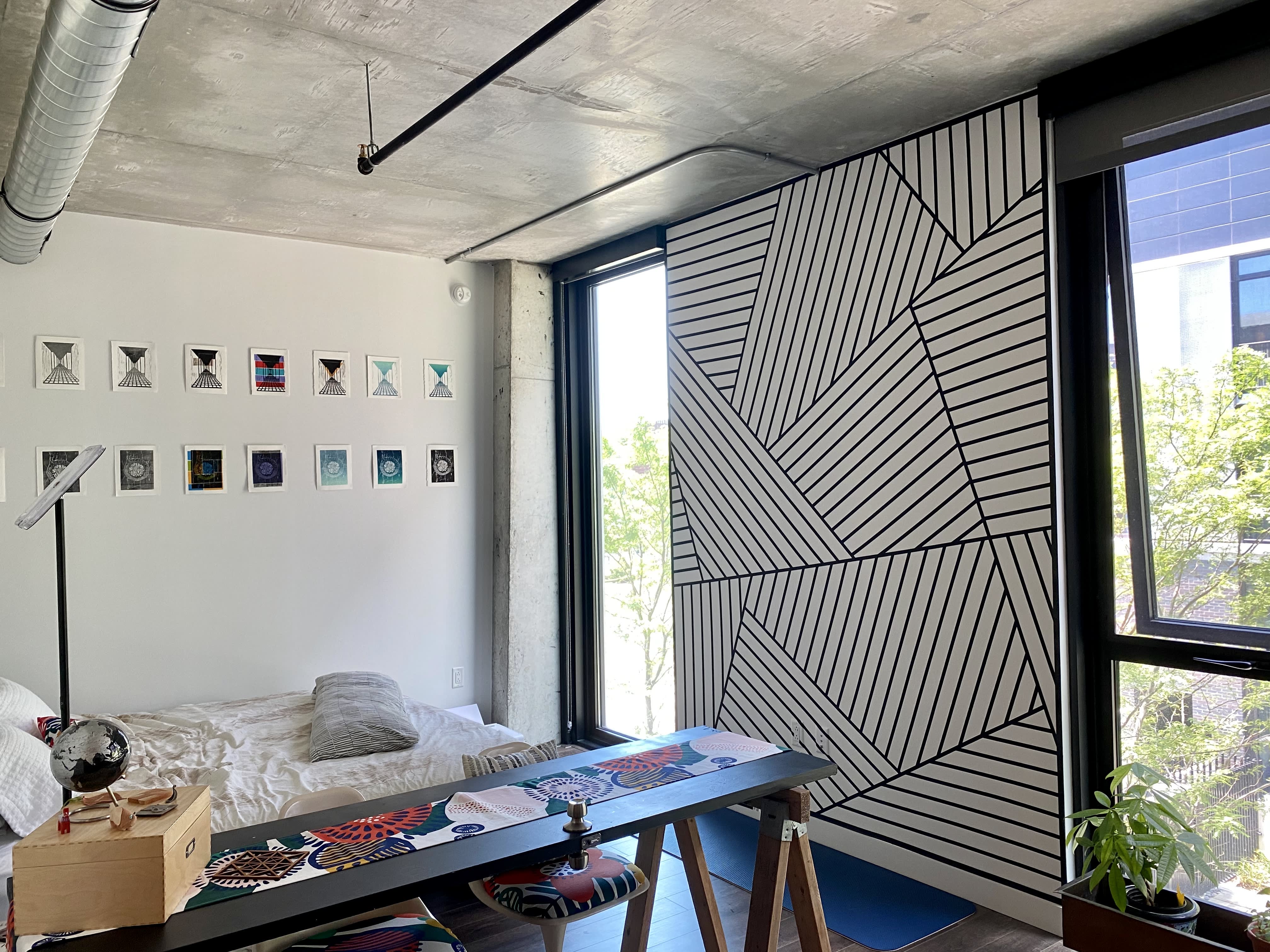 How to use tape to decorate your walls — Hausmatter
