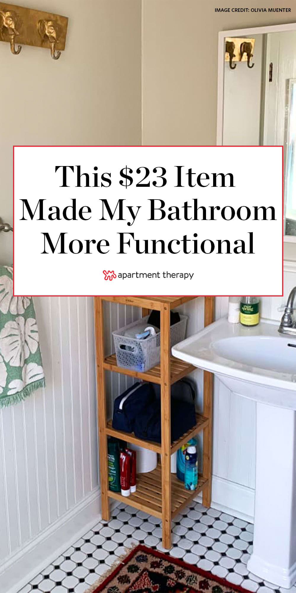 Acrylic bathroom storage set – A Thrifty Mom