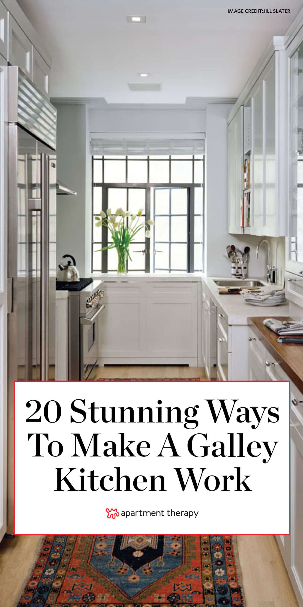 how to make a small galley kitchen work