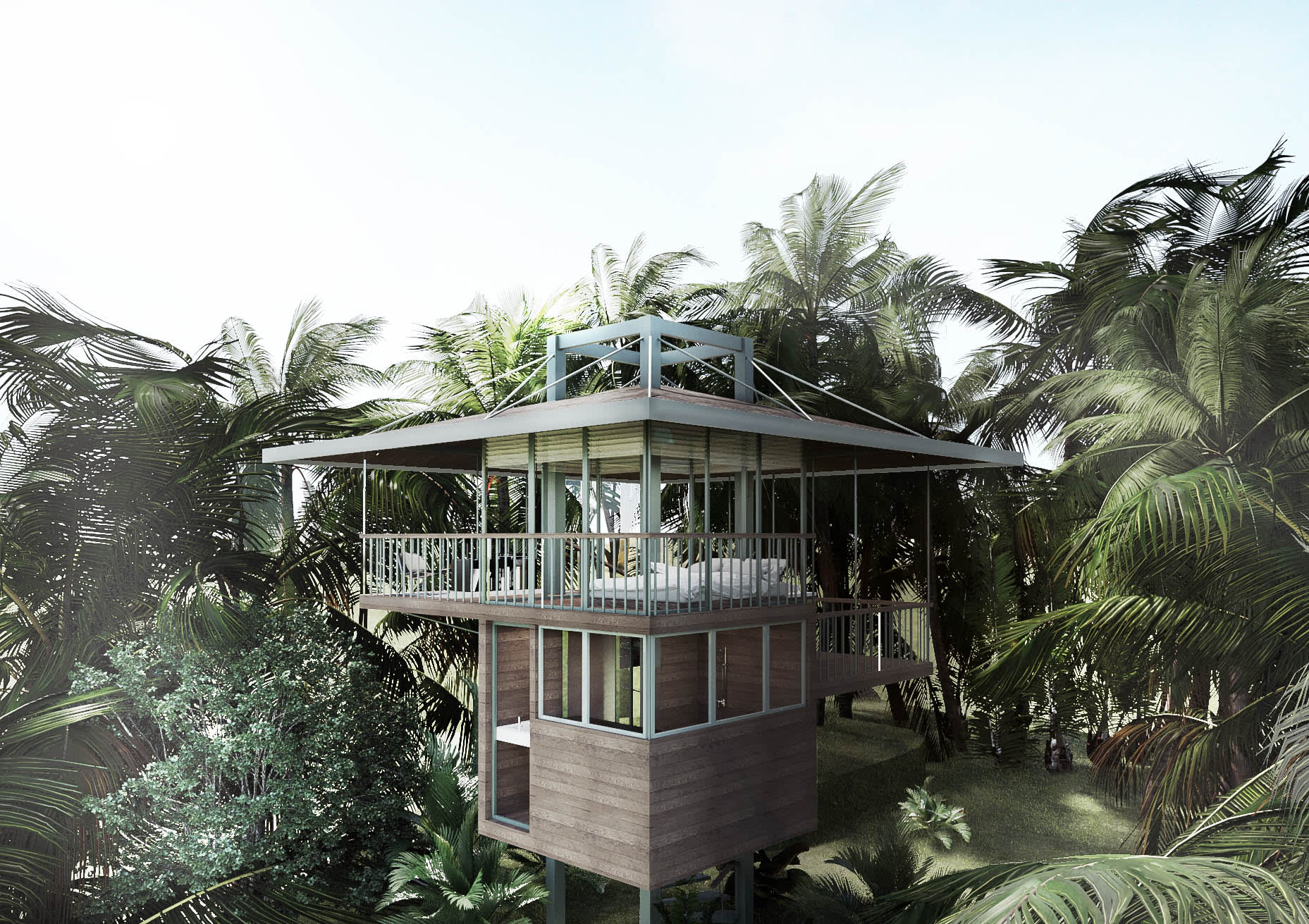 Stilt Studios Develops Prefab Homes Built on Stilts in Bali Apartment