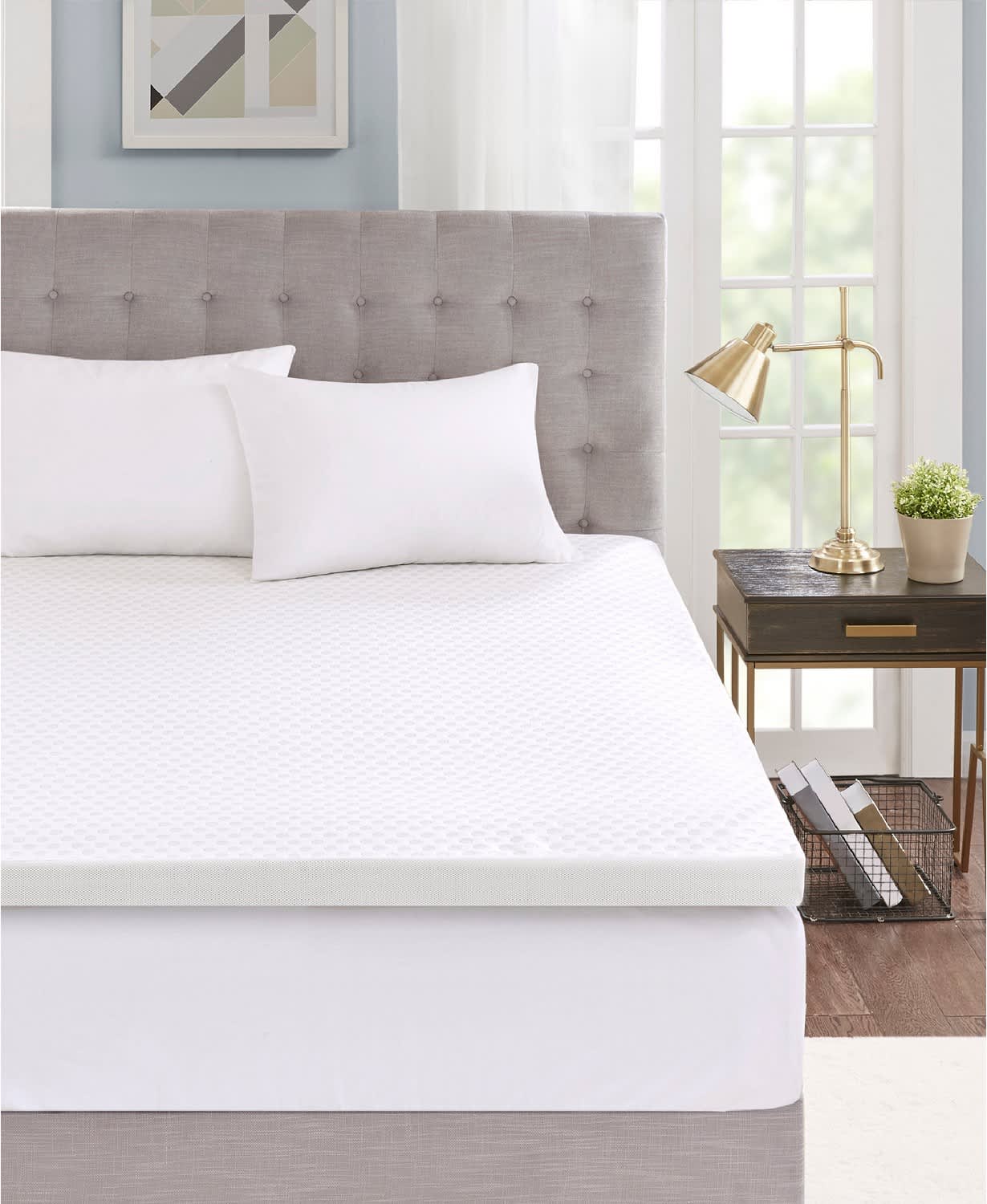 macys memory foam mattress toppers