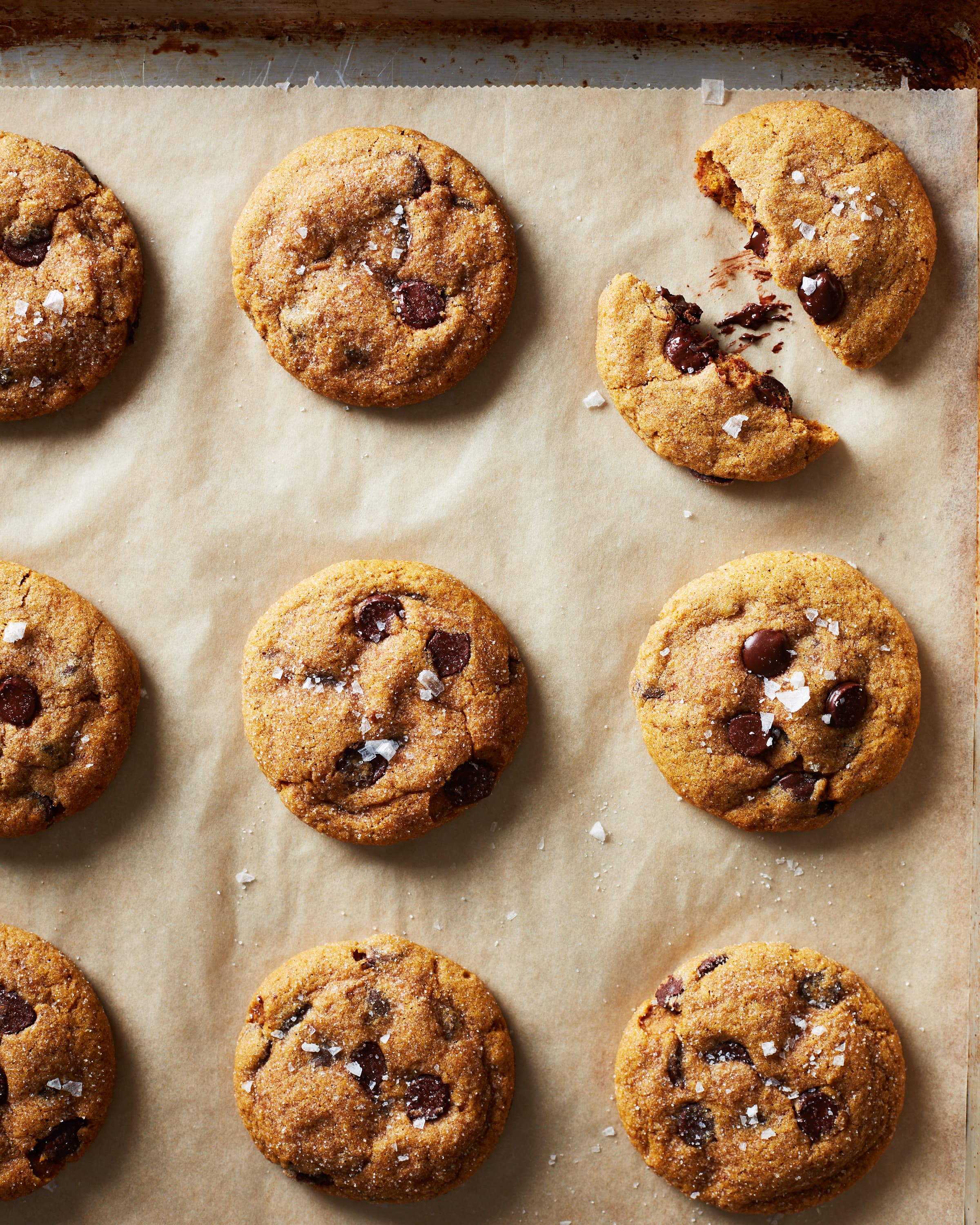 Pumpkin Chocolate Chip Cookies Recipe Kitchn