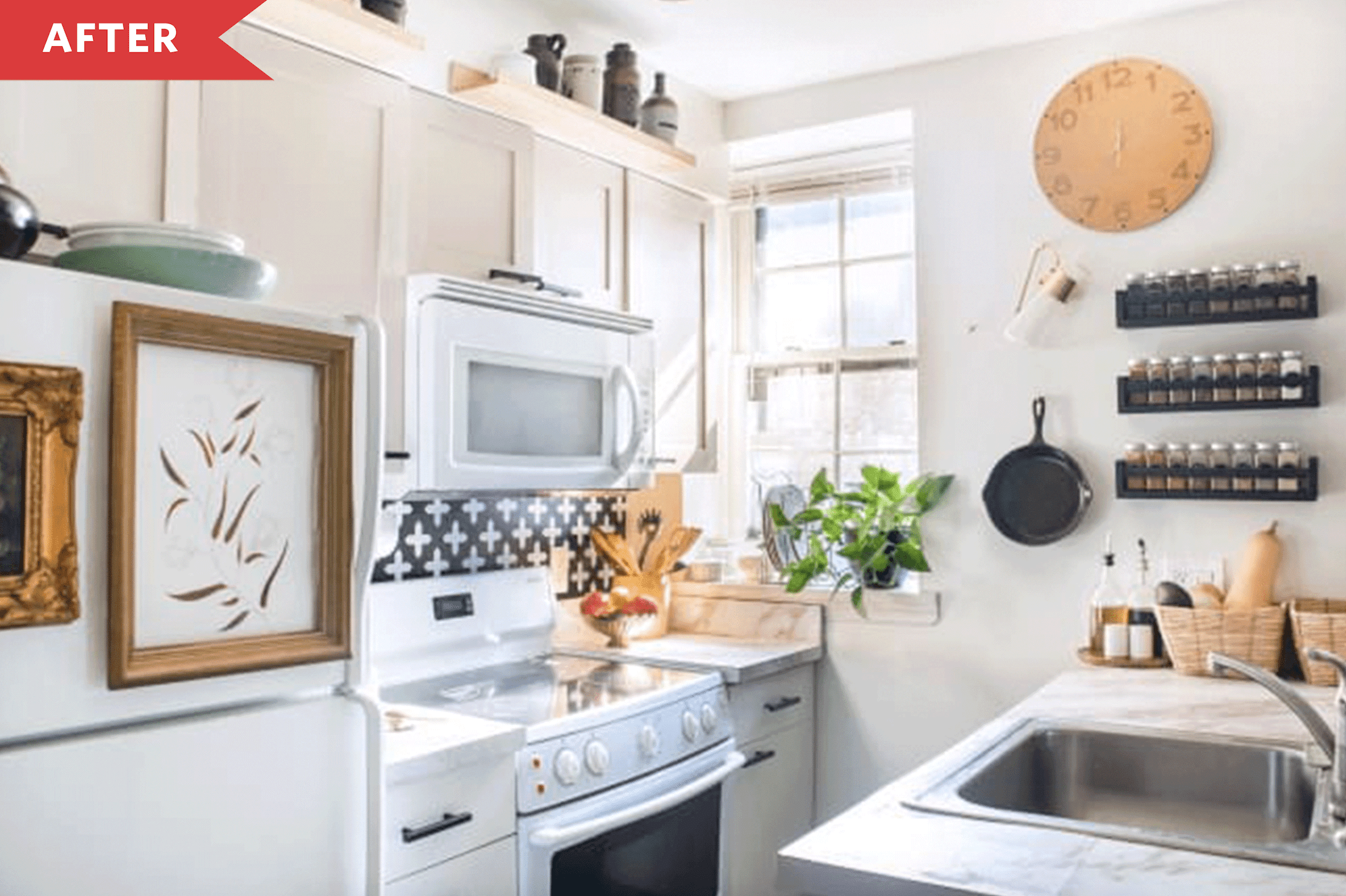 Rental Kitchen Renovation with IKEA Cabinets and Formica Counters