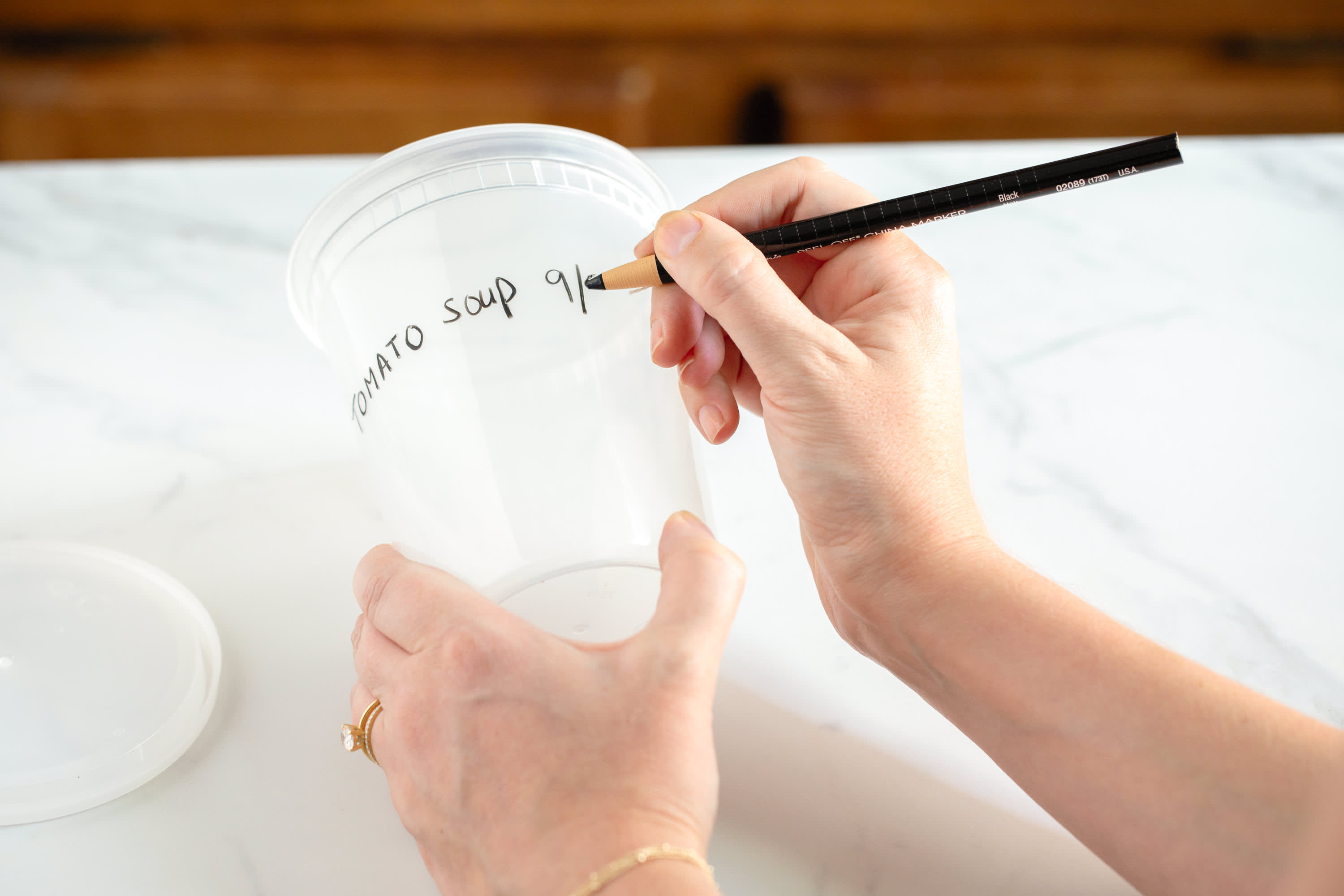 Best Way to Label Frozen Food - Grease Pencil