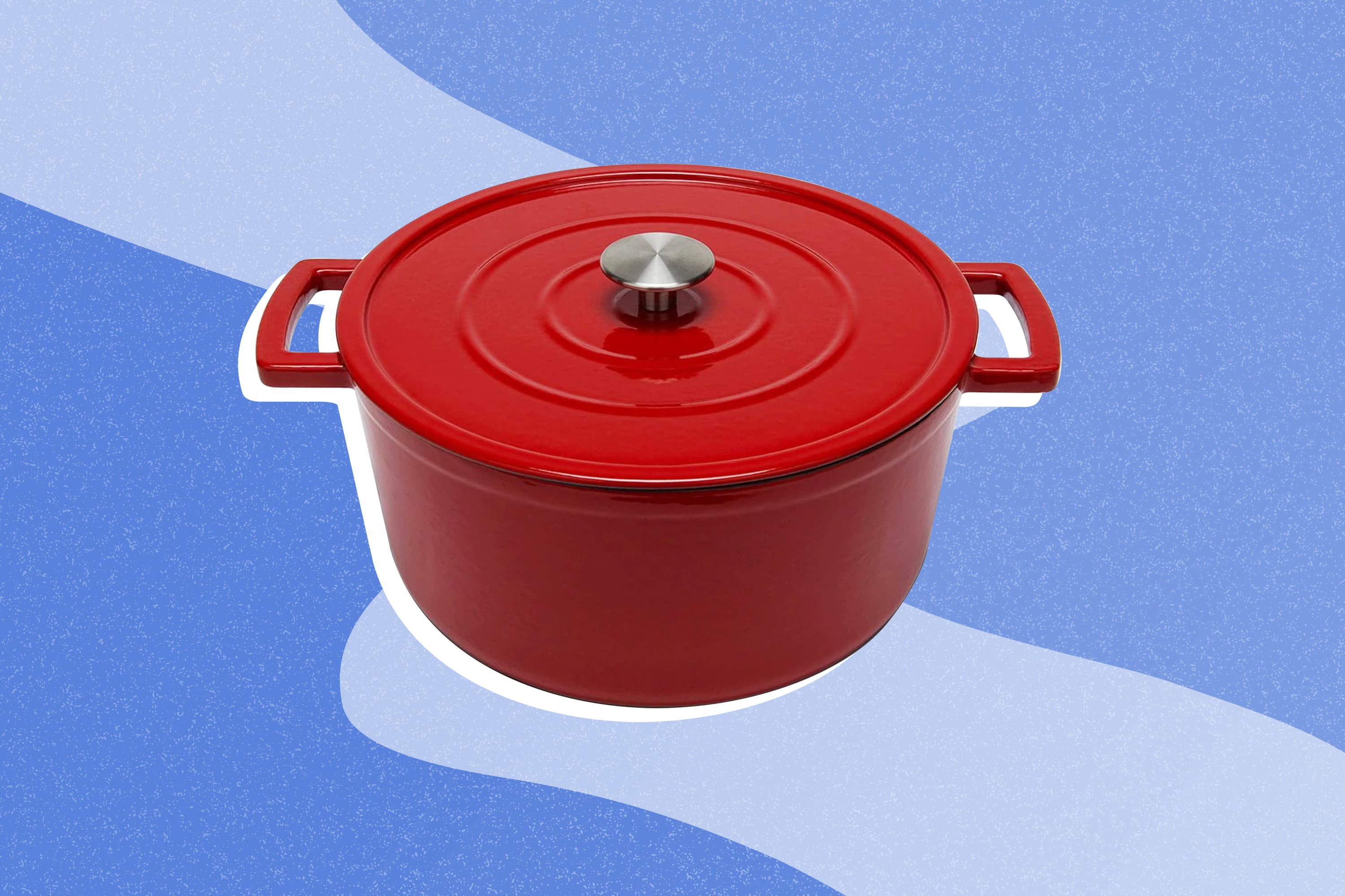 Lodge 6-Qt. Cherry on Top Red USA Enameled Cast Iron Dutch Oven