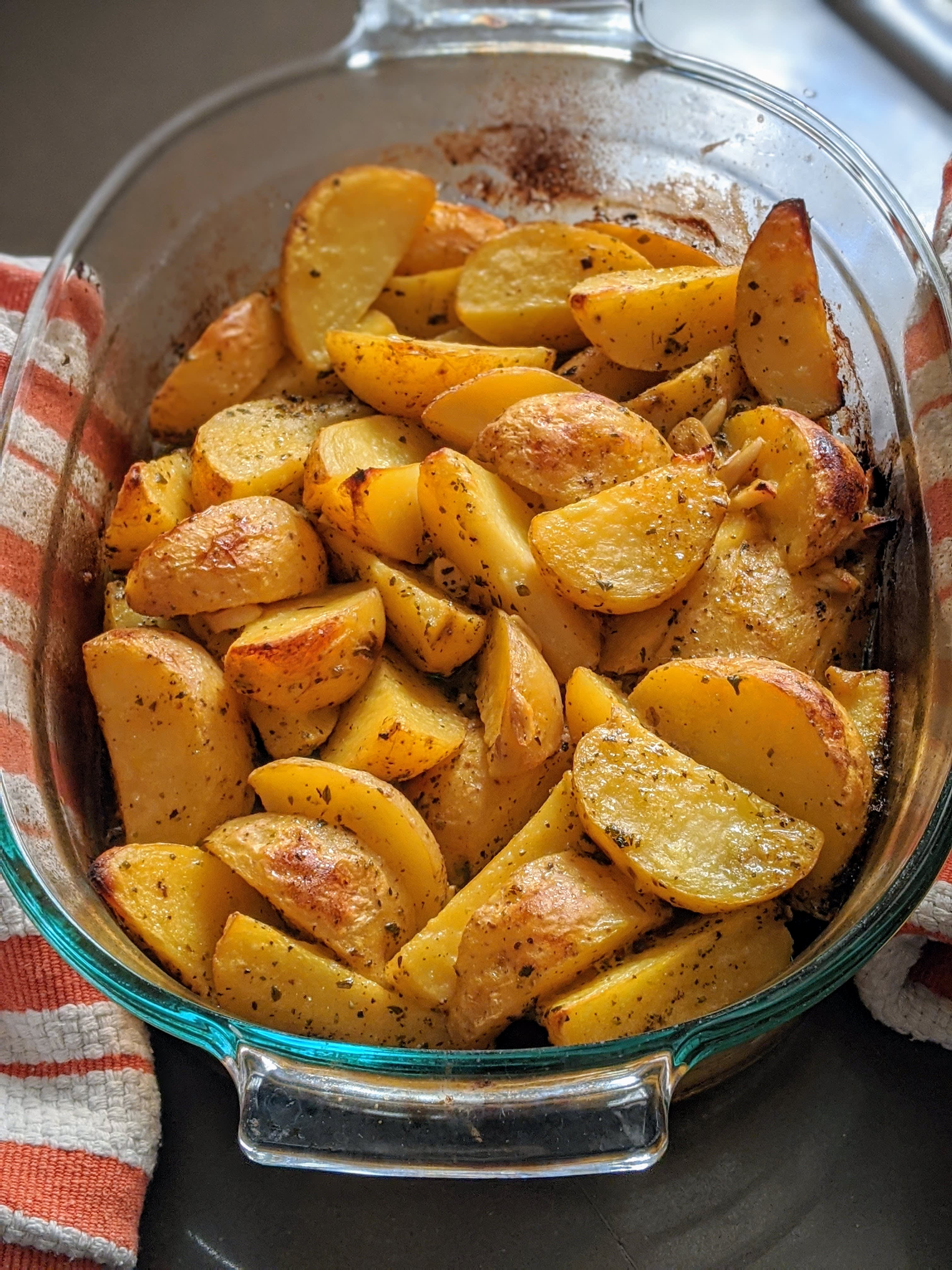 The Best Lemon Dijon Roasted Purple Potatoes Recipe
