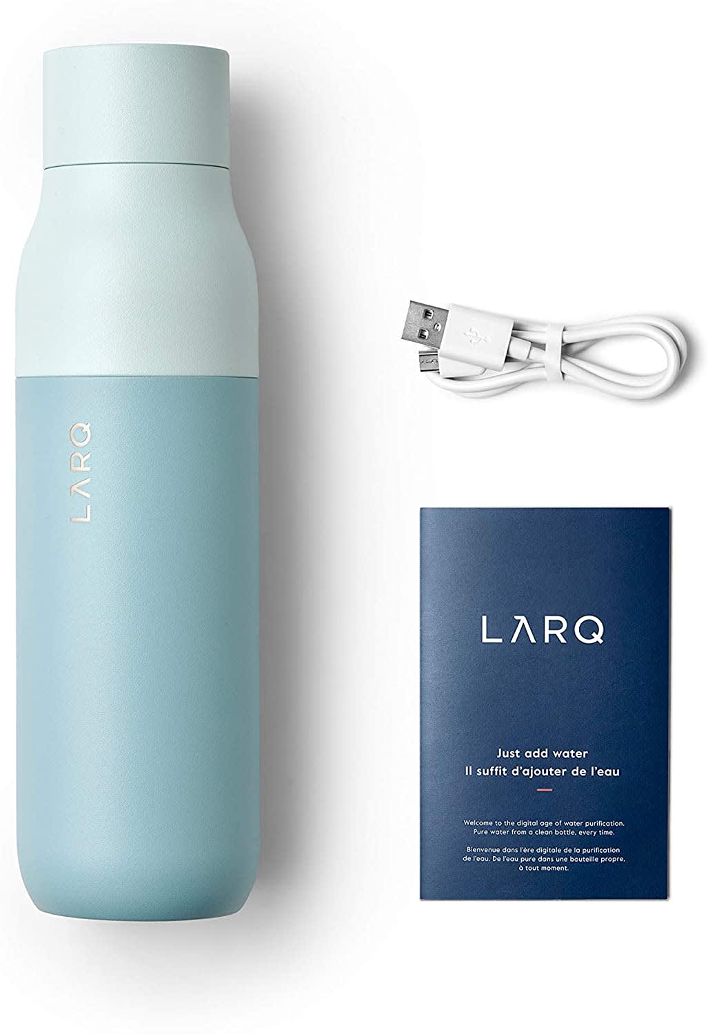 larq self cleaning water bottle review