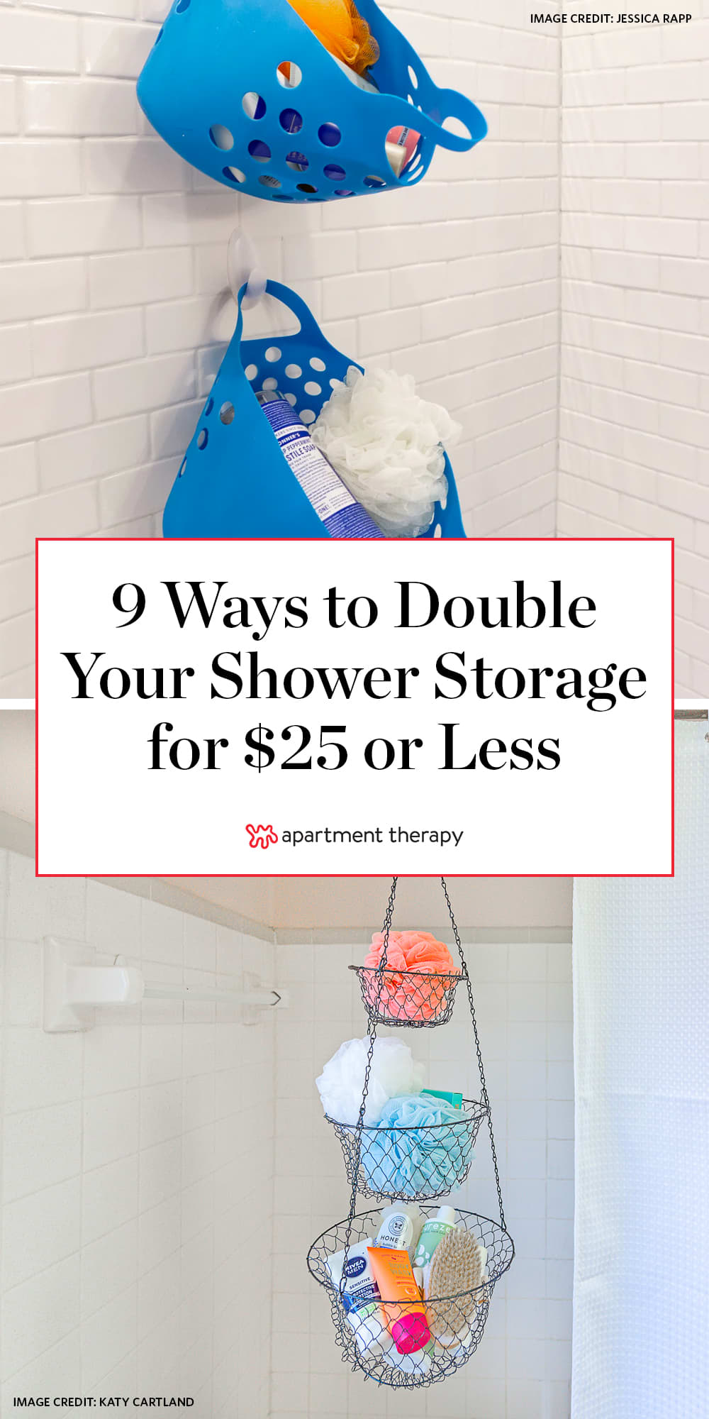 How to Survive Sharing a Shower With These Shower Caddy Hacks - Brit + Co